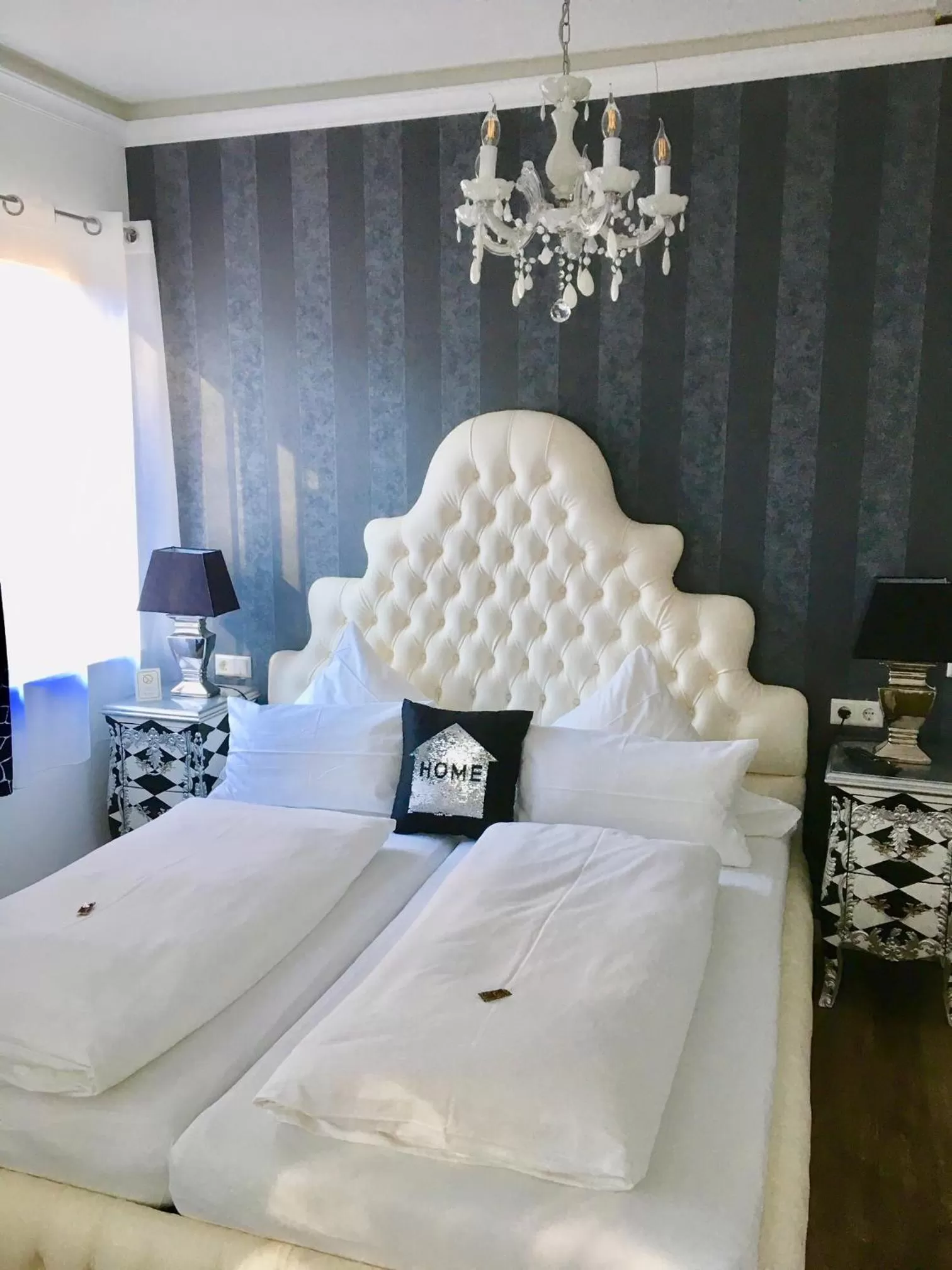 Bed in Boutiquehotel Villa Rosenhof