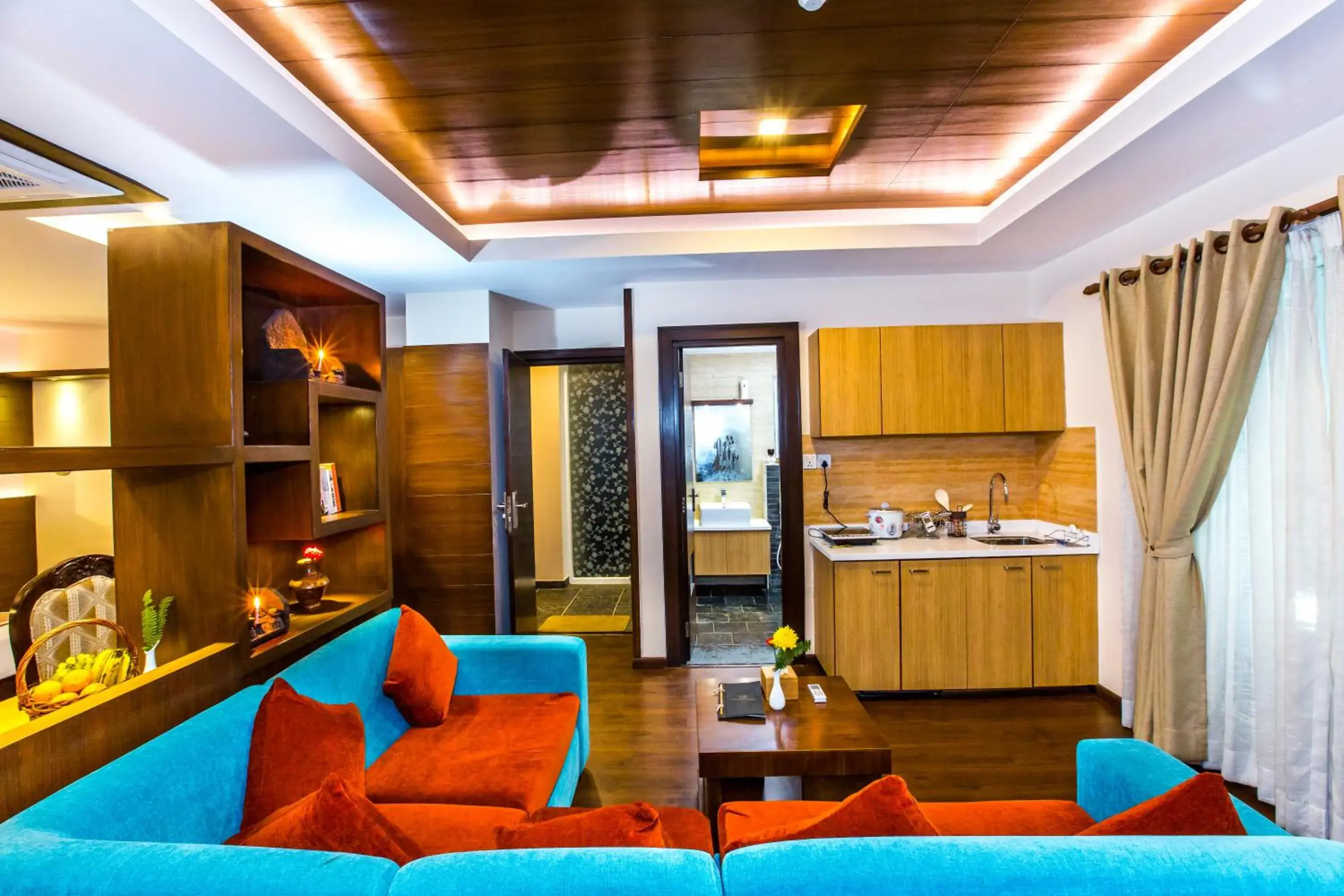 Living room, Seating Area in Kathmandu Suite Home