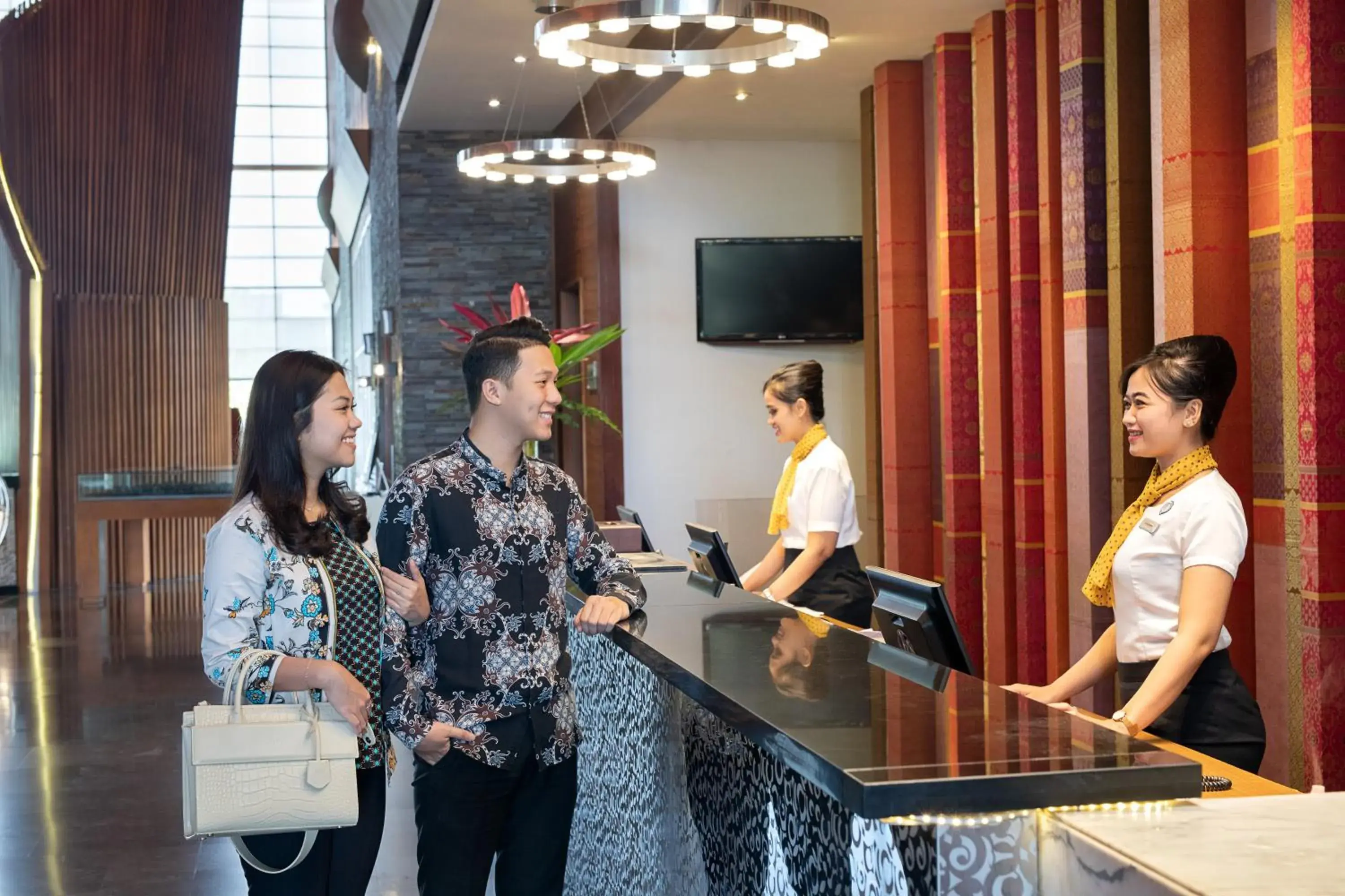 Lobby or reception in Novotel Palembang Hotel