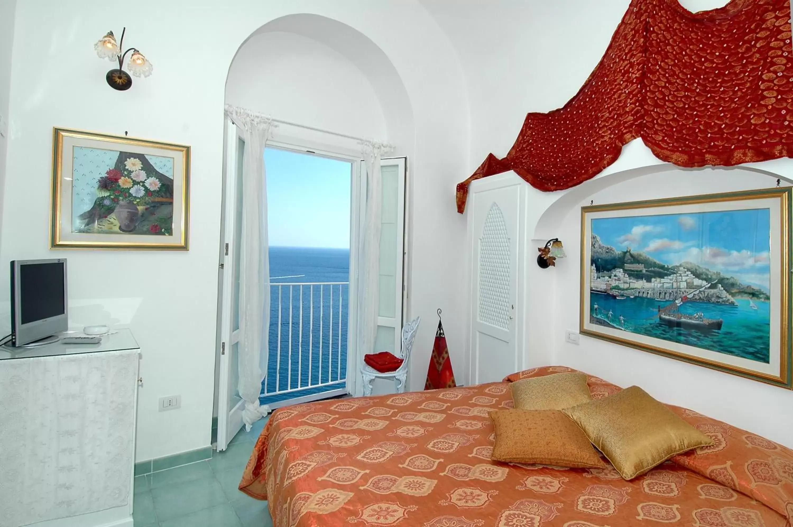 Superior Double Room with Sea View in Hotel La Ninfa Superior Double Room with Sea View in Hotel La Ninfa