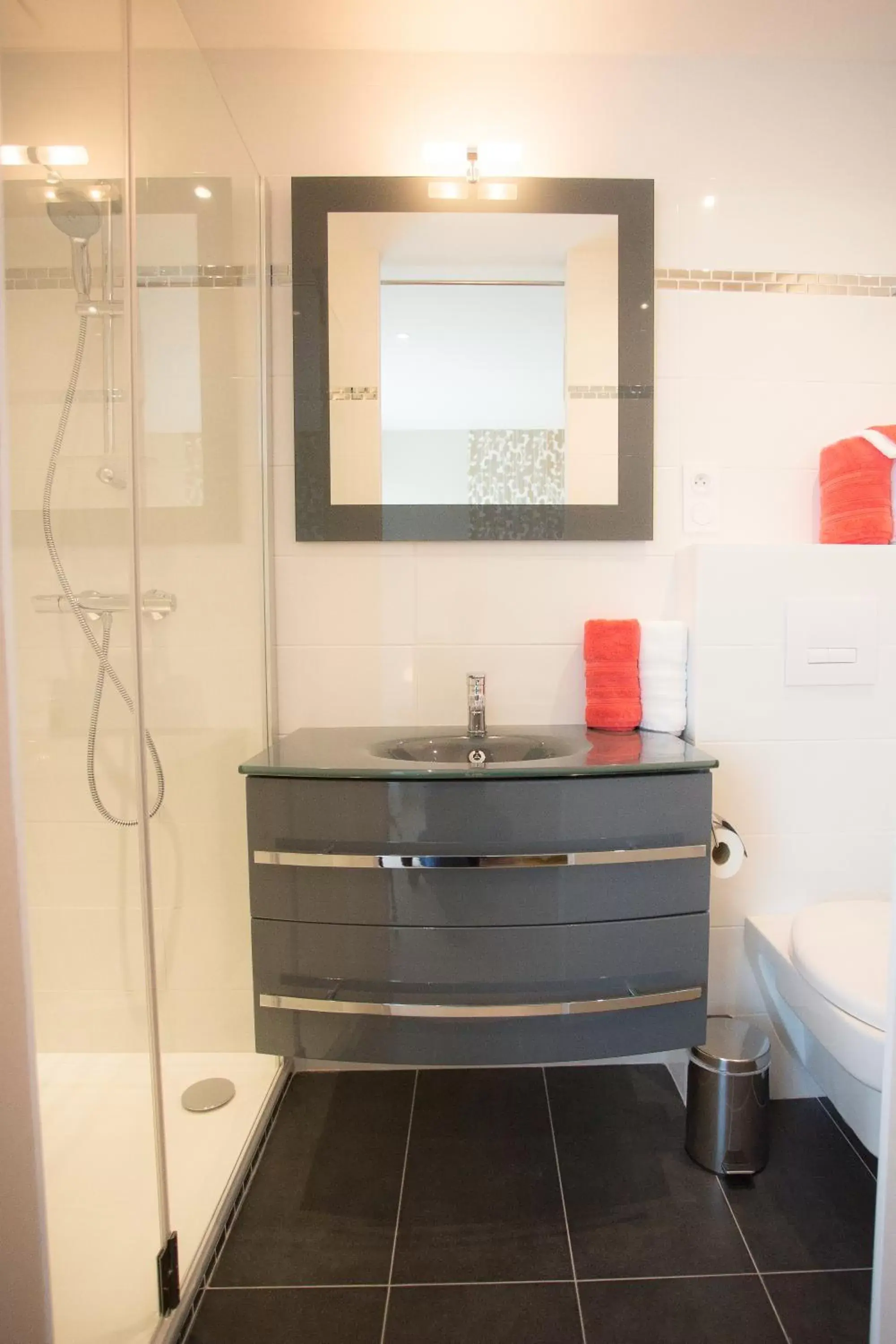 Bathroom in Chambre d'hôtes Les Bruyères