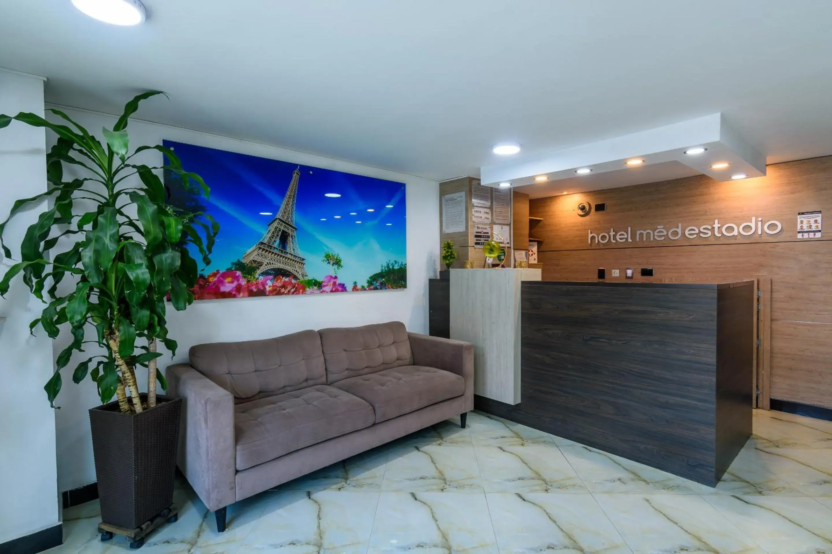 Lobby or reception, Lobby/Reception in Hotel Med Estadio