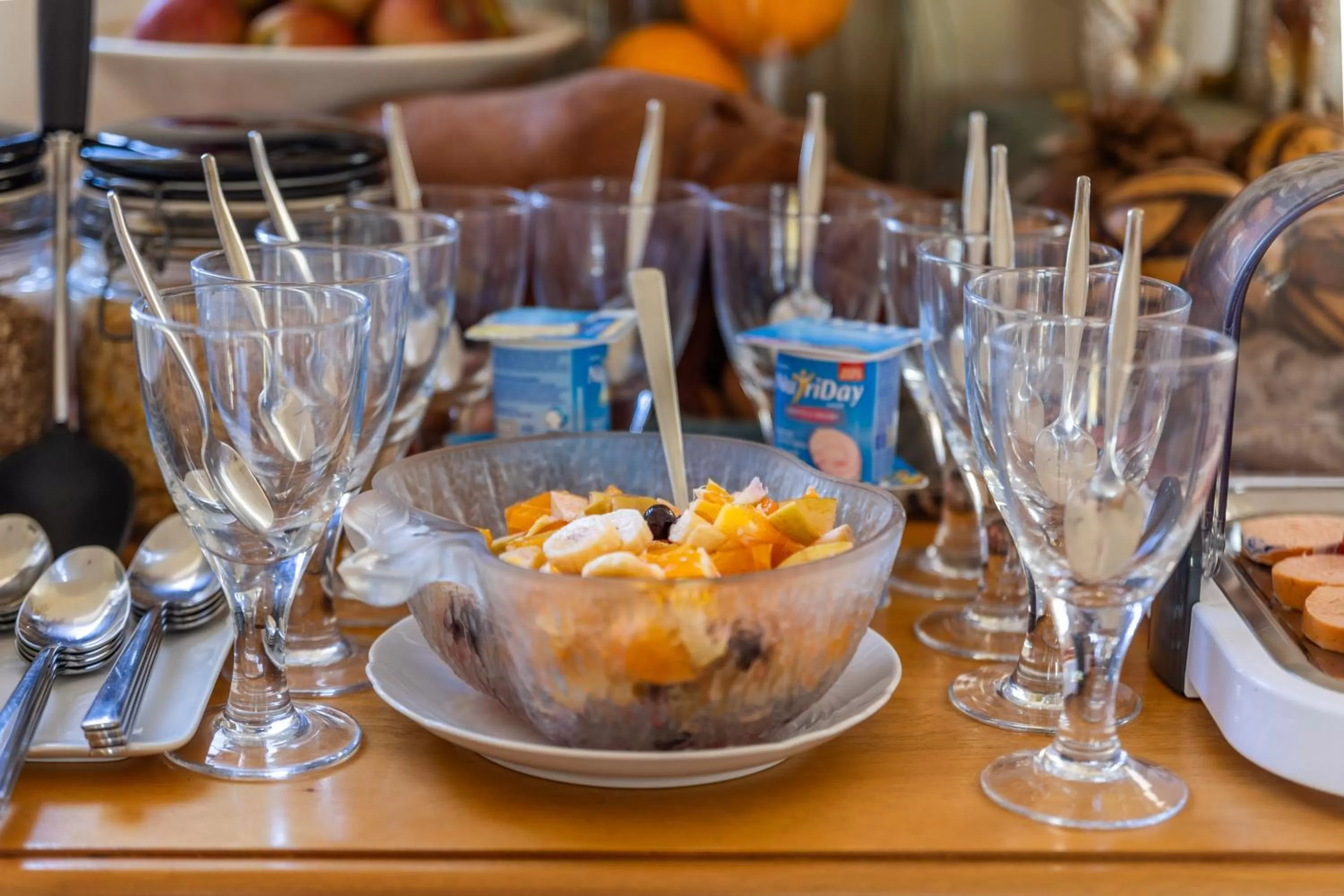 Breakfast in Gästehaus Pinkepank