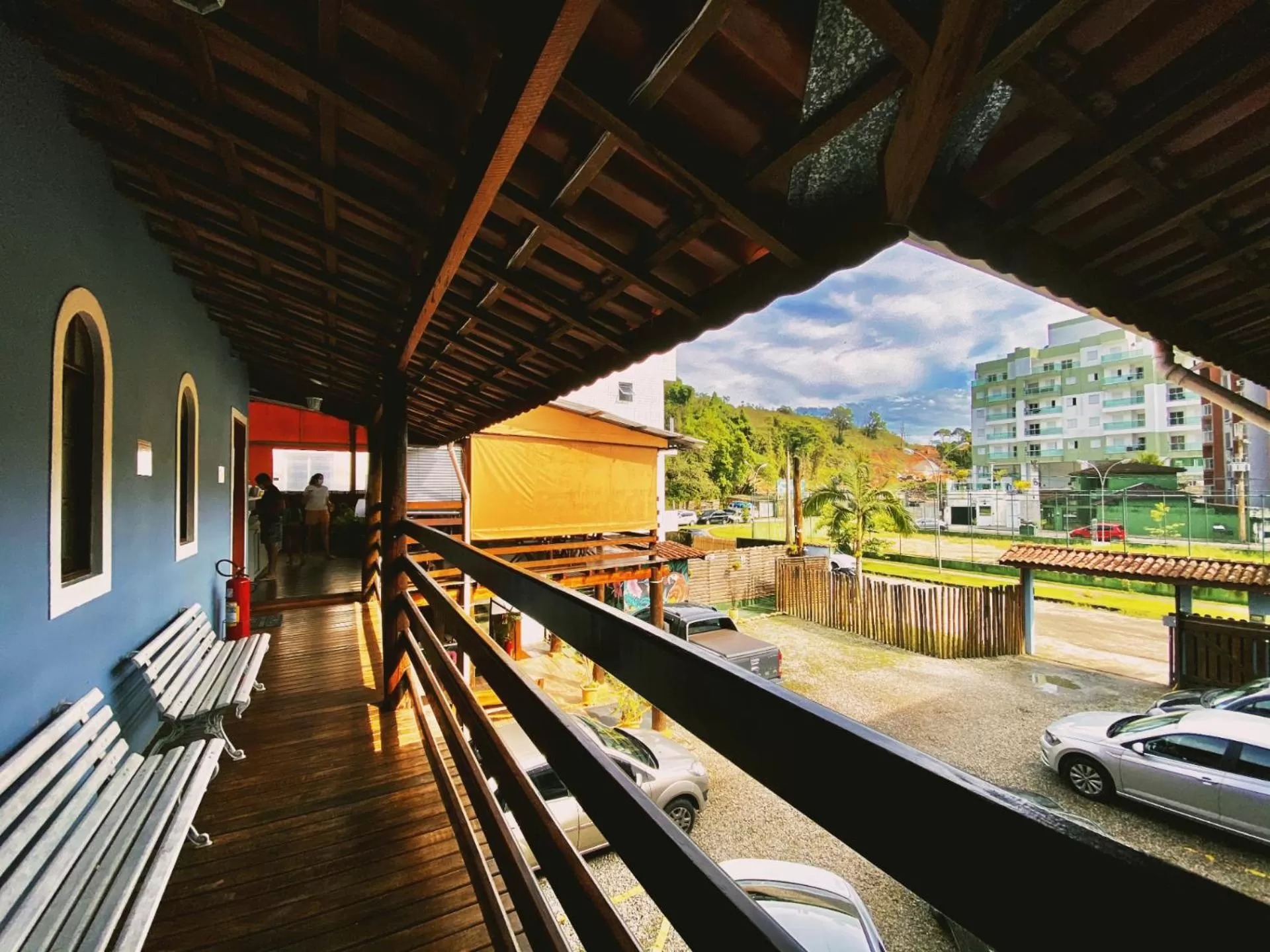 Balcony/Terrace in Beija Flor Pousada