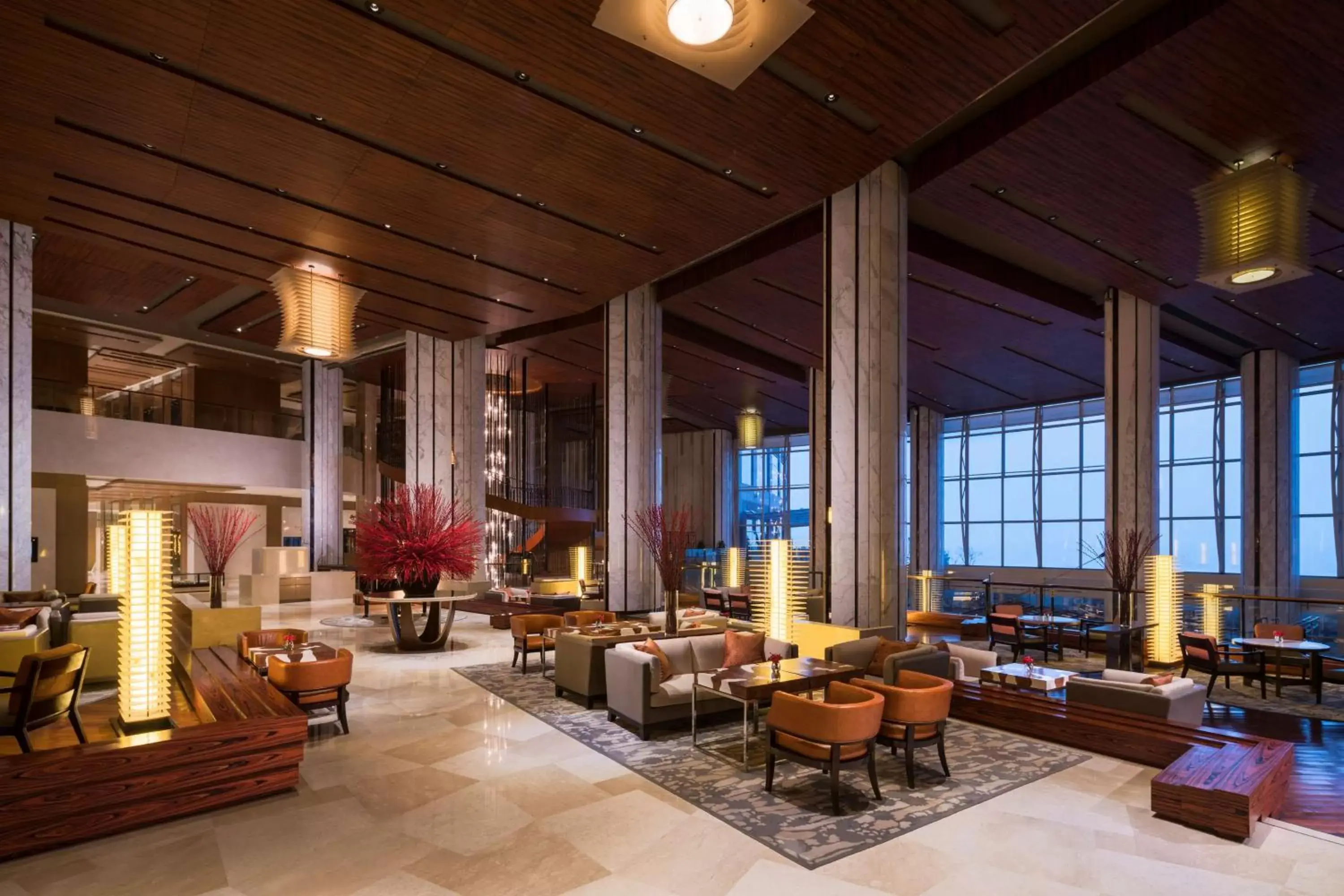 Lounge or bar in Hyatt Regency Qingdao - Stone old beach - Exhibition Center