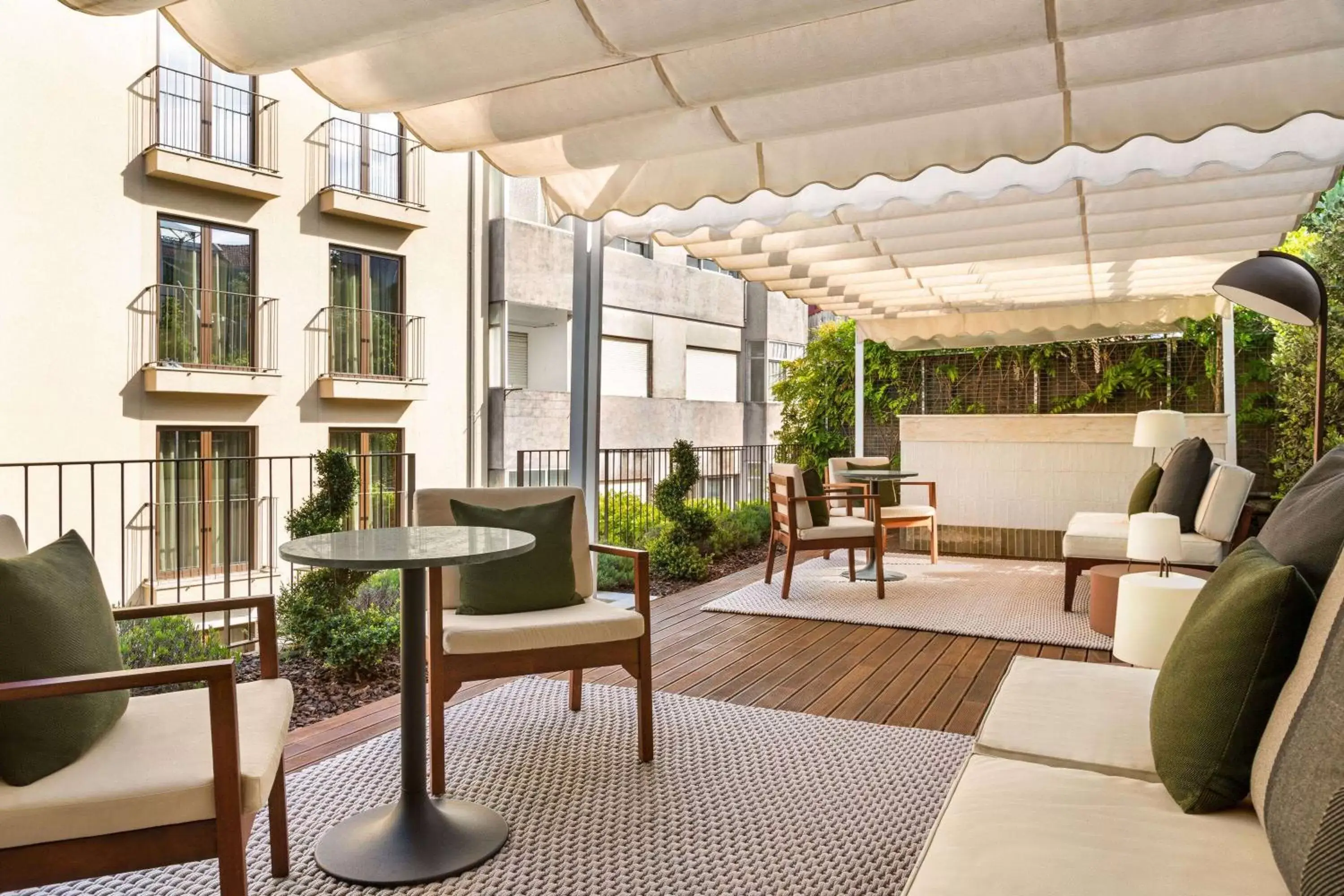 Inner courtyard view in Fontinha Porto, Trademark Collection by Wyndham