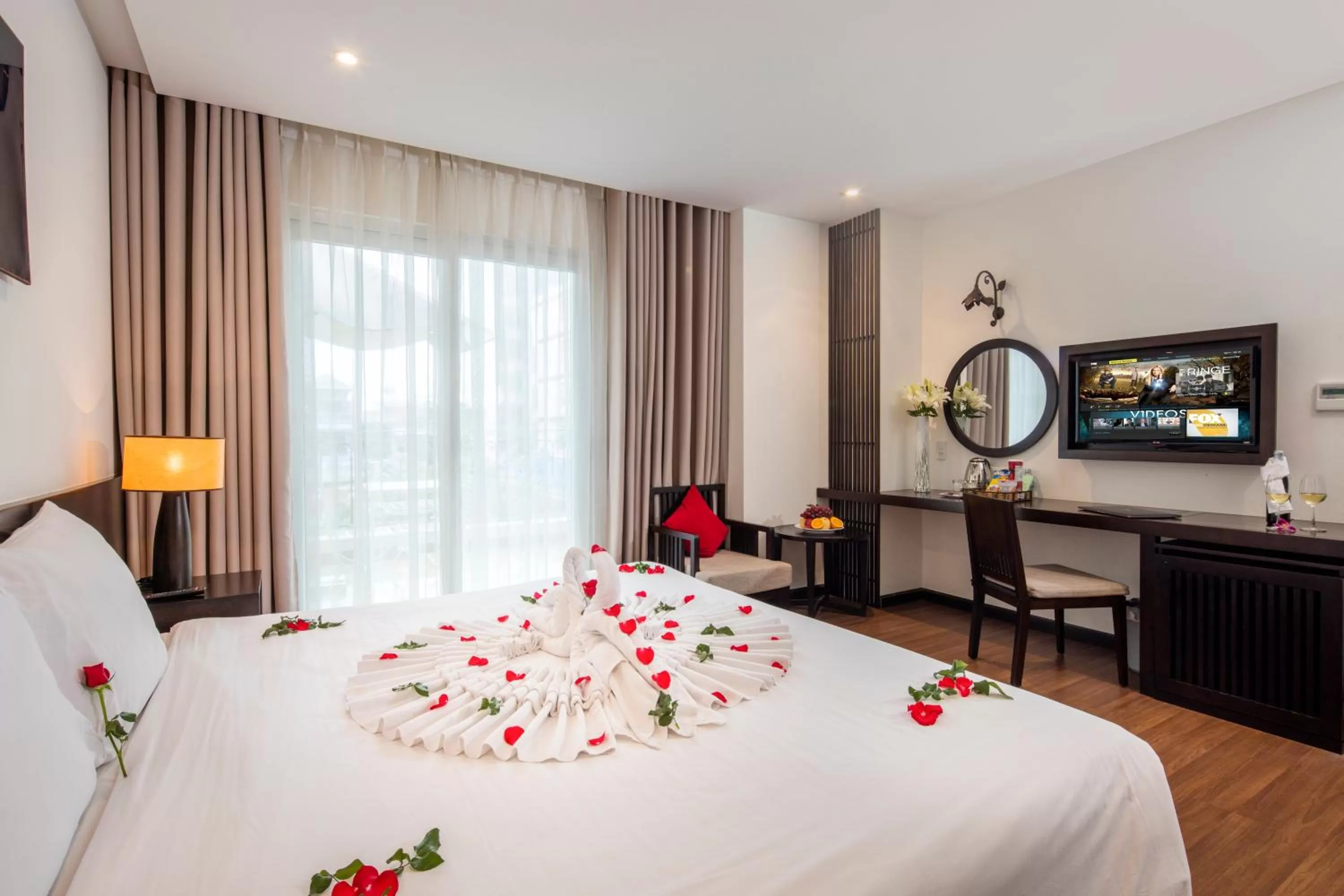Photo of the whole room, Bed in Edele Nha Trang Hotel