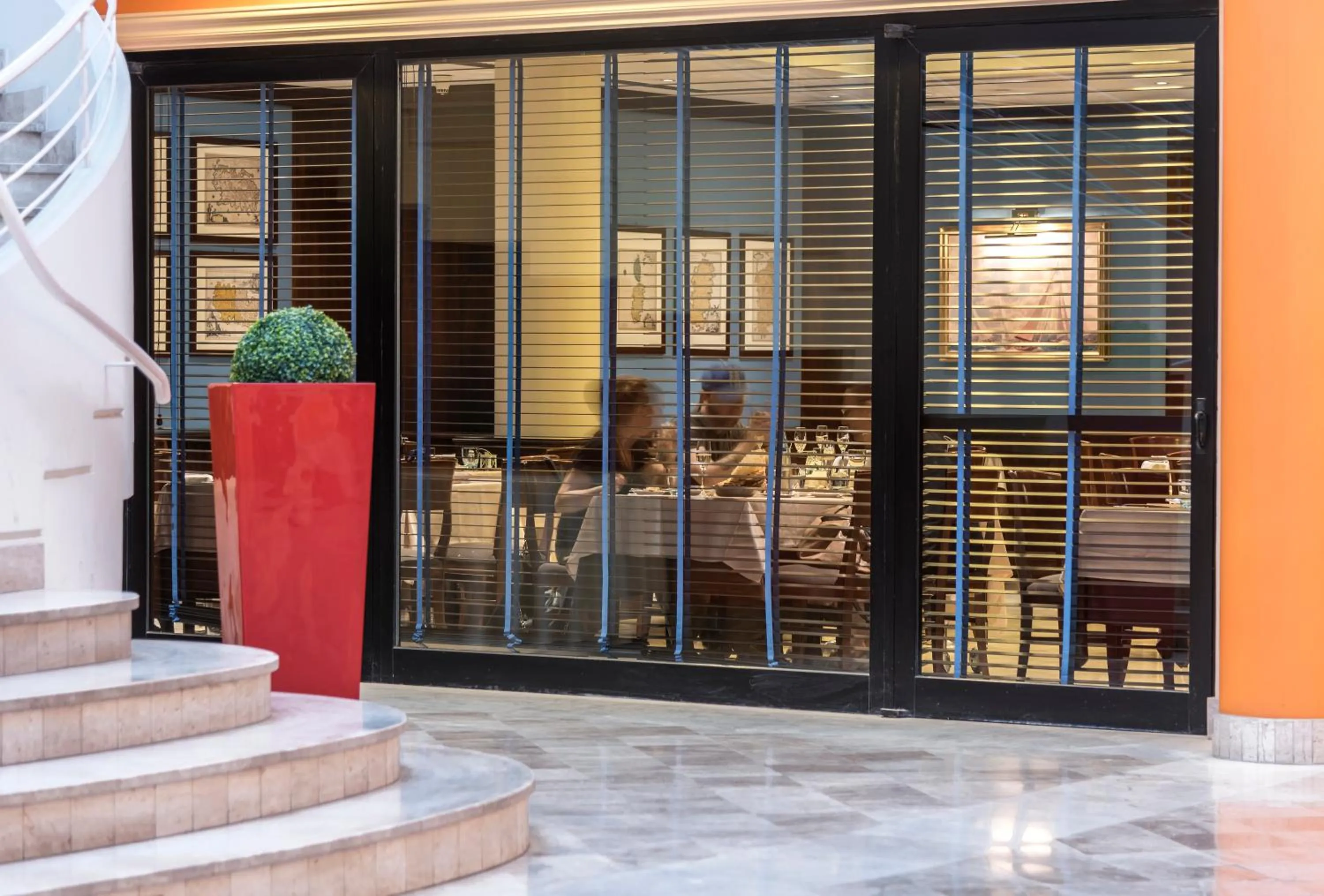 Continental breakfast in Caesar's Hotel