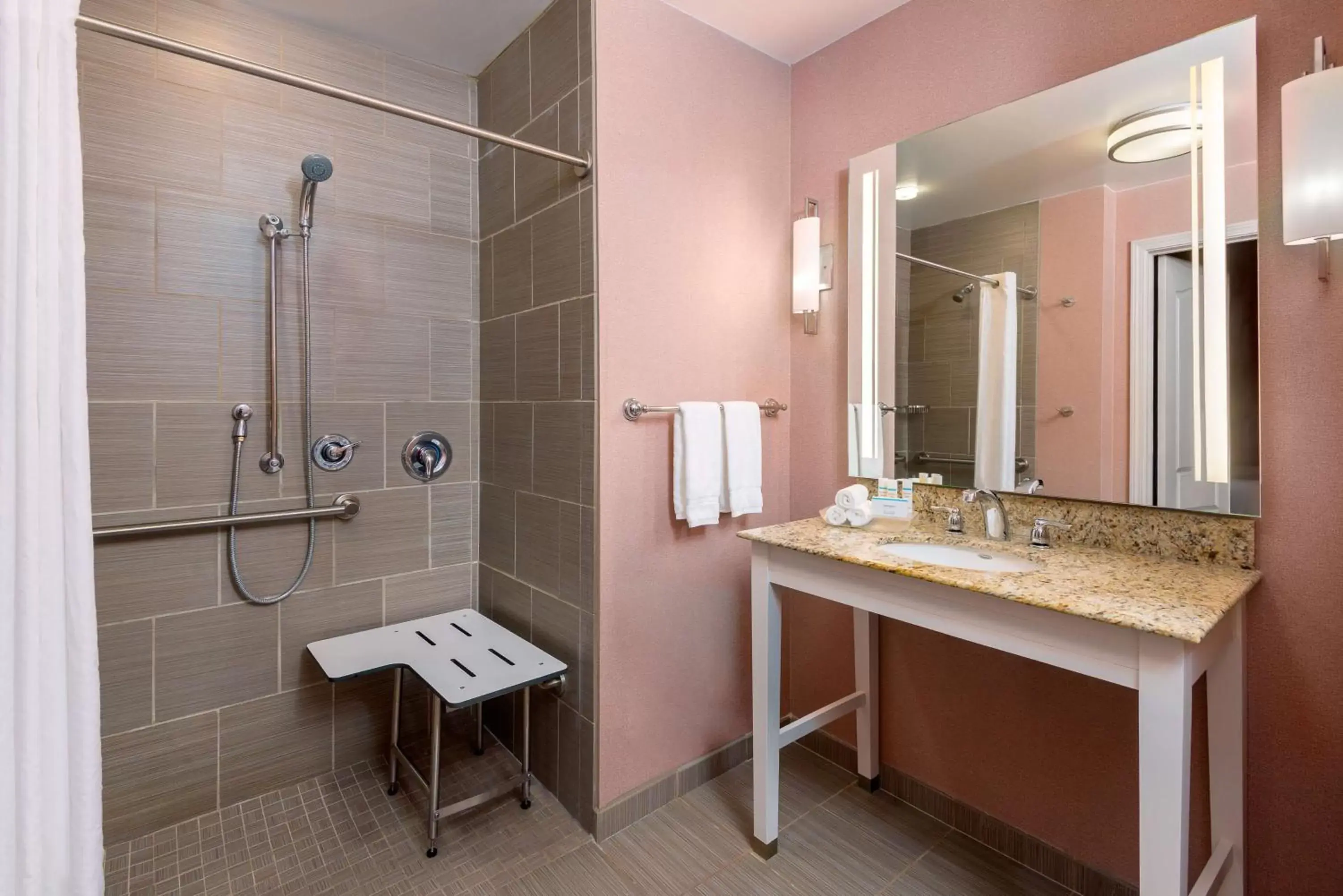 Bathroom in Homewood Suites by Hilton Boston/Canton, MA