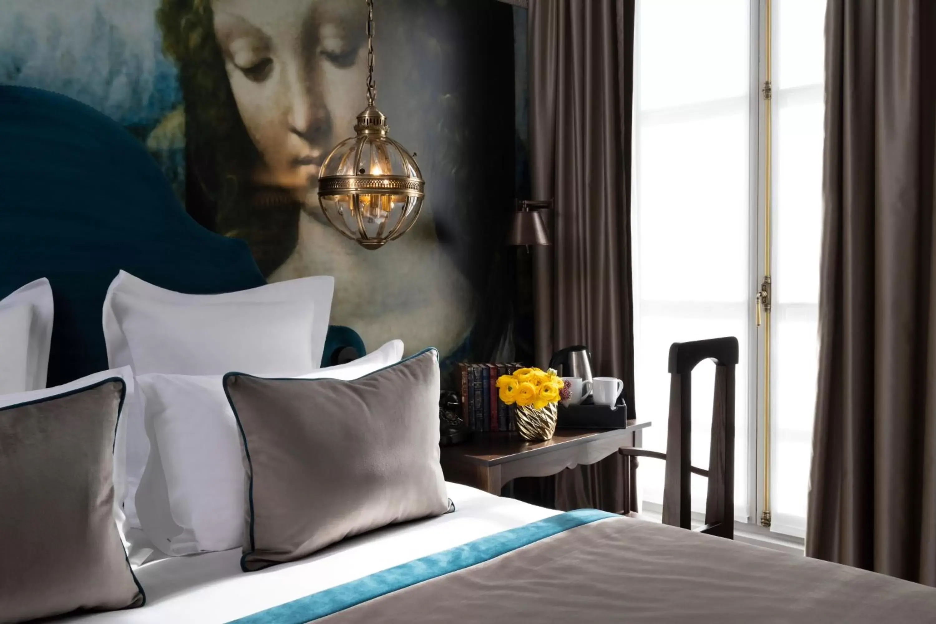 Bedroom, Bed in Hôtel Vinci Due & Spa