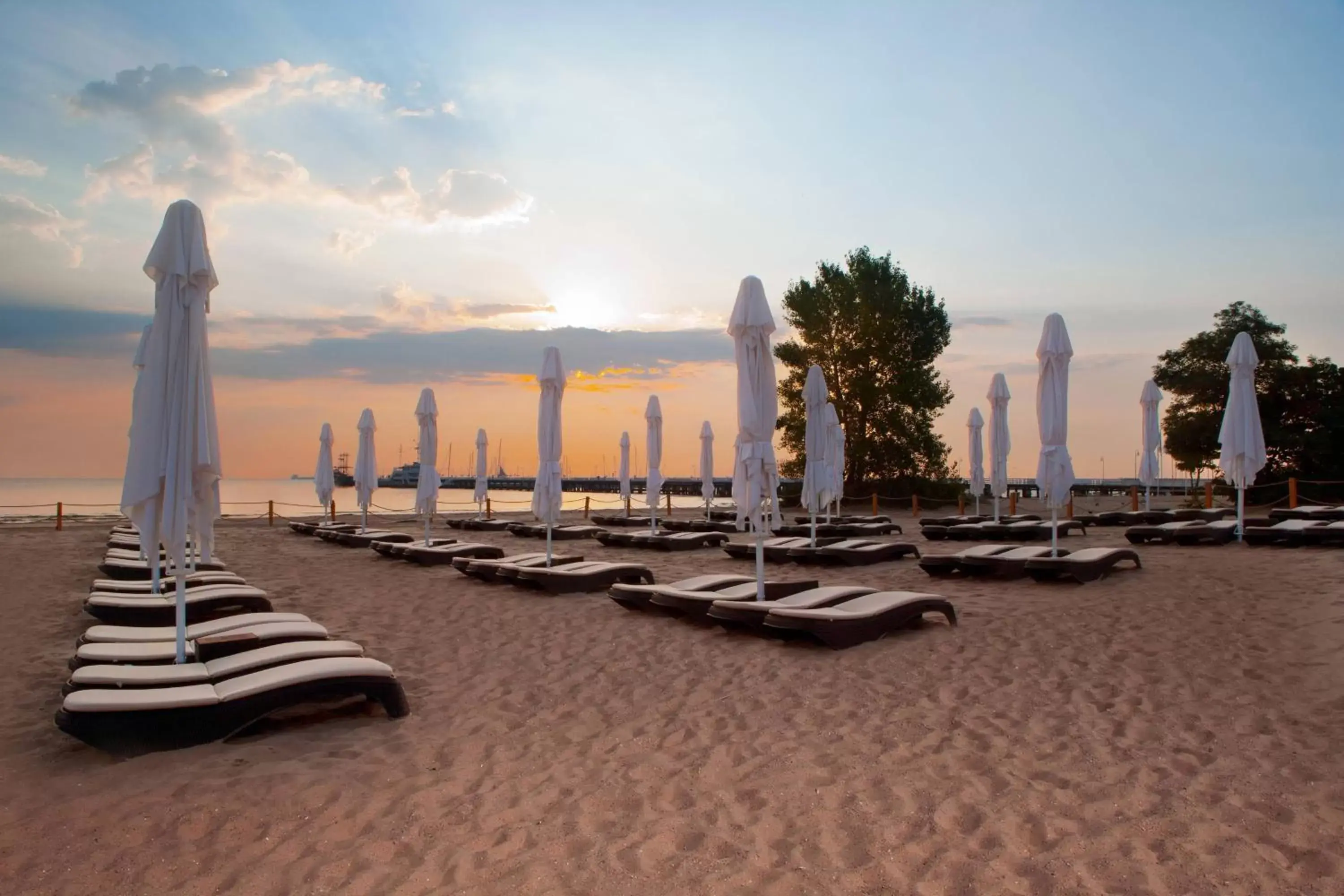 Beach in Sheraton Sopot Hotel