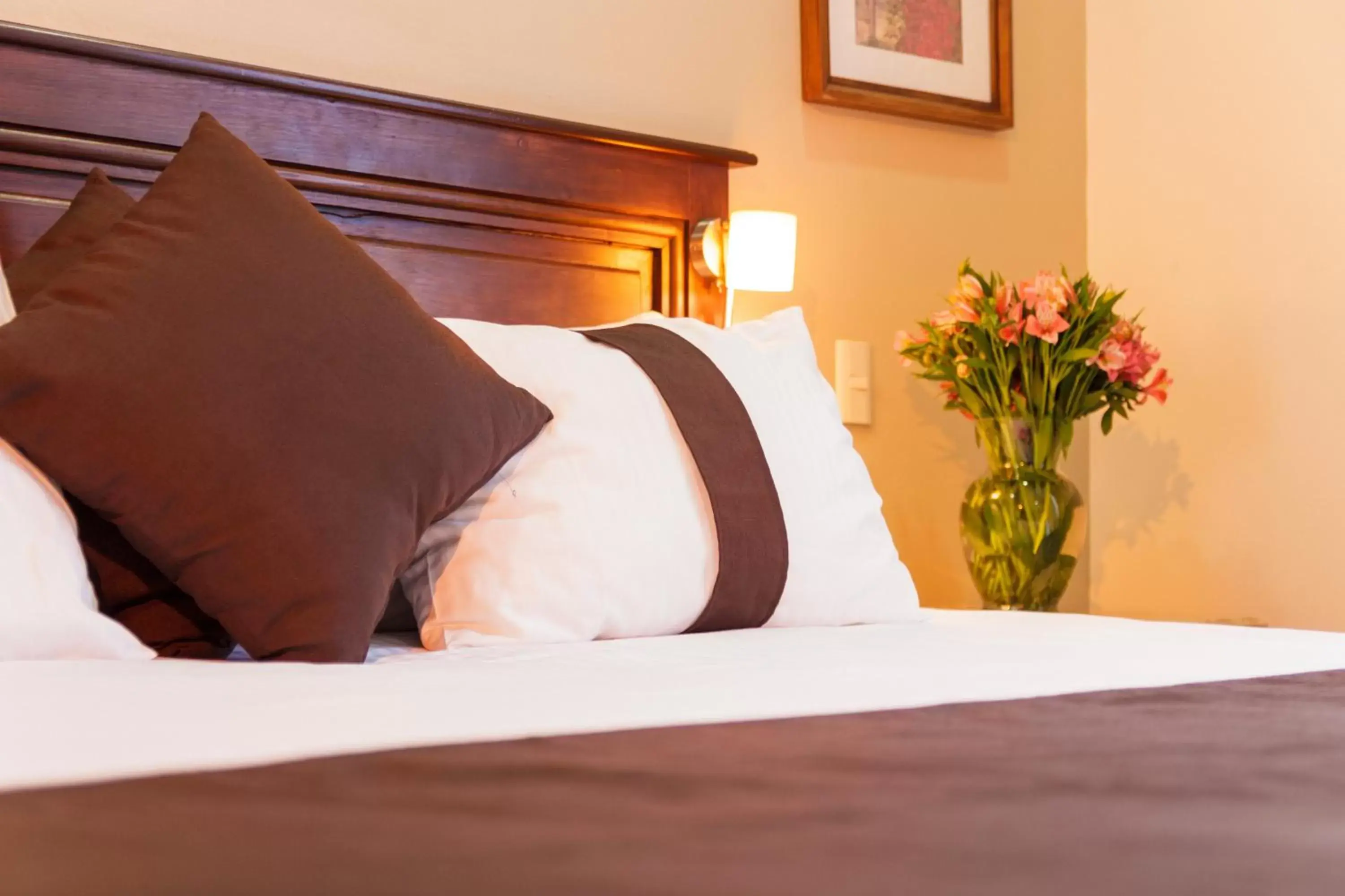 Decorative detail, Bed in Mision Catedral Morelia Decorative detail, Bed in Mision Catedral Morelia