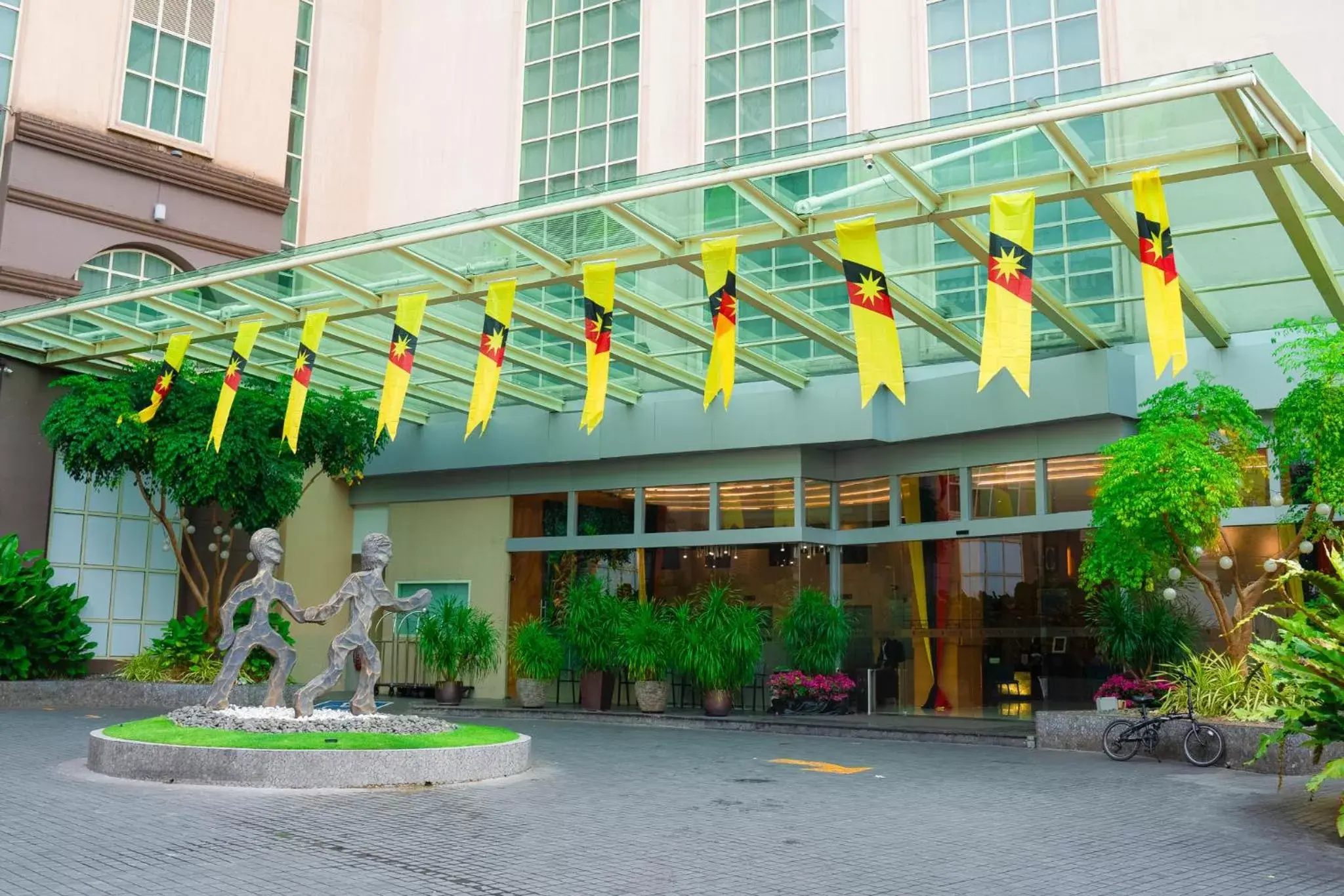 Facade/entrance, Property Building in The Waterfront Hotel Kuching