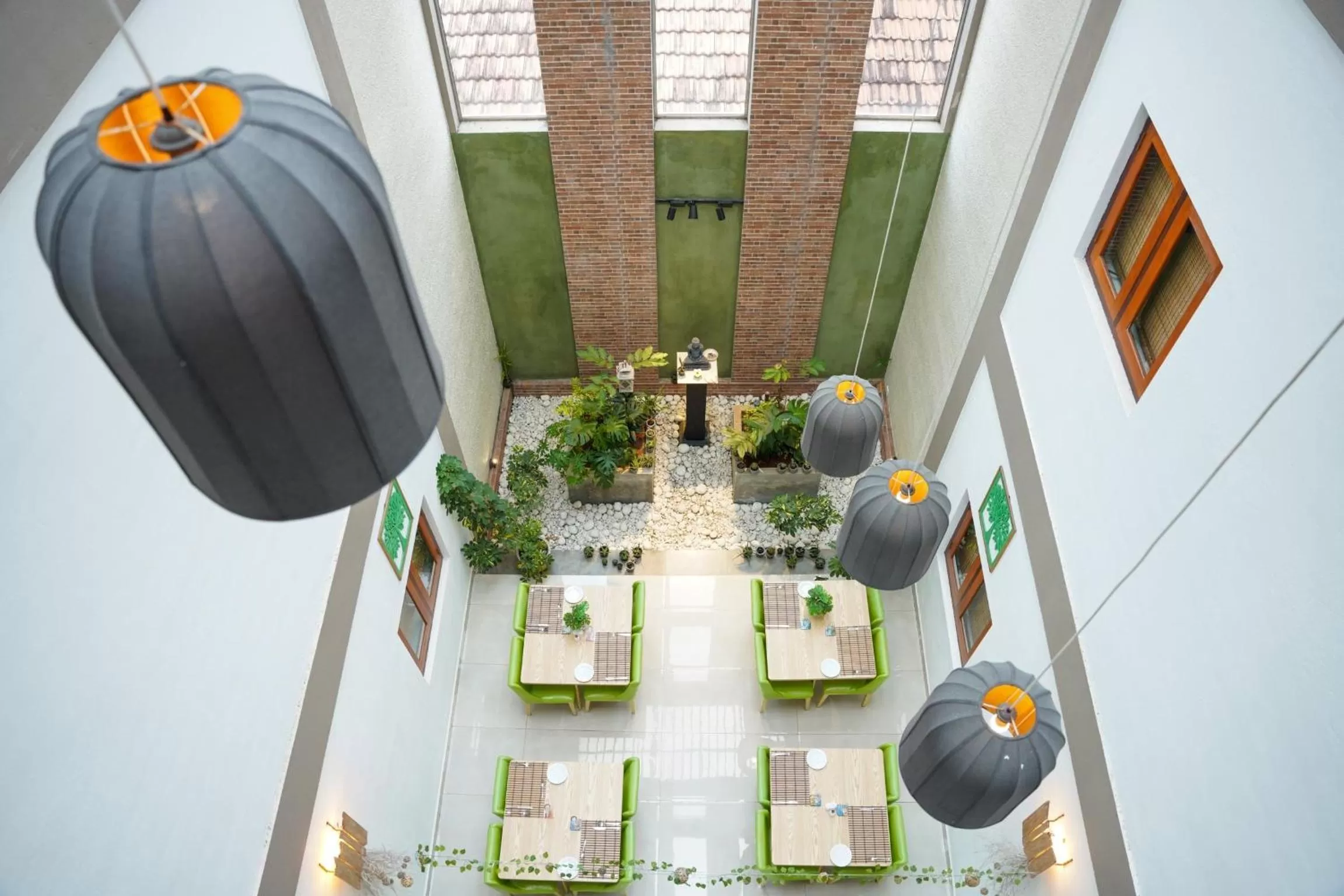 Decorative detail in J leaf Hotel by Blue Bird