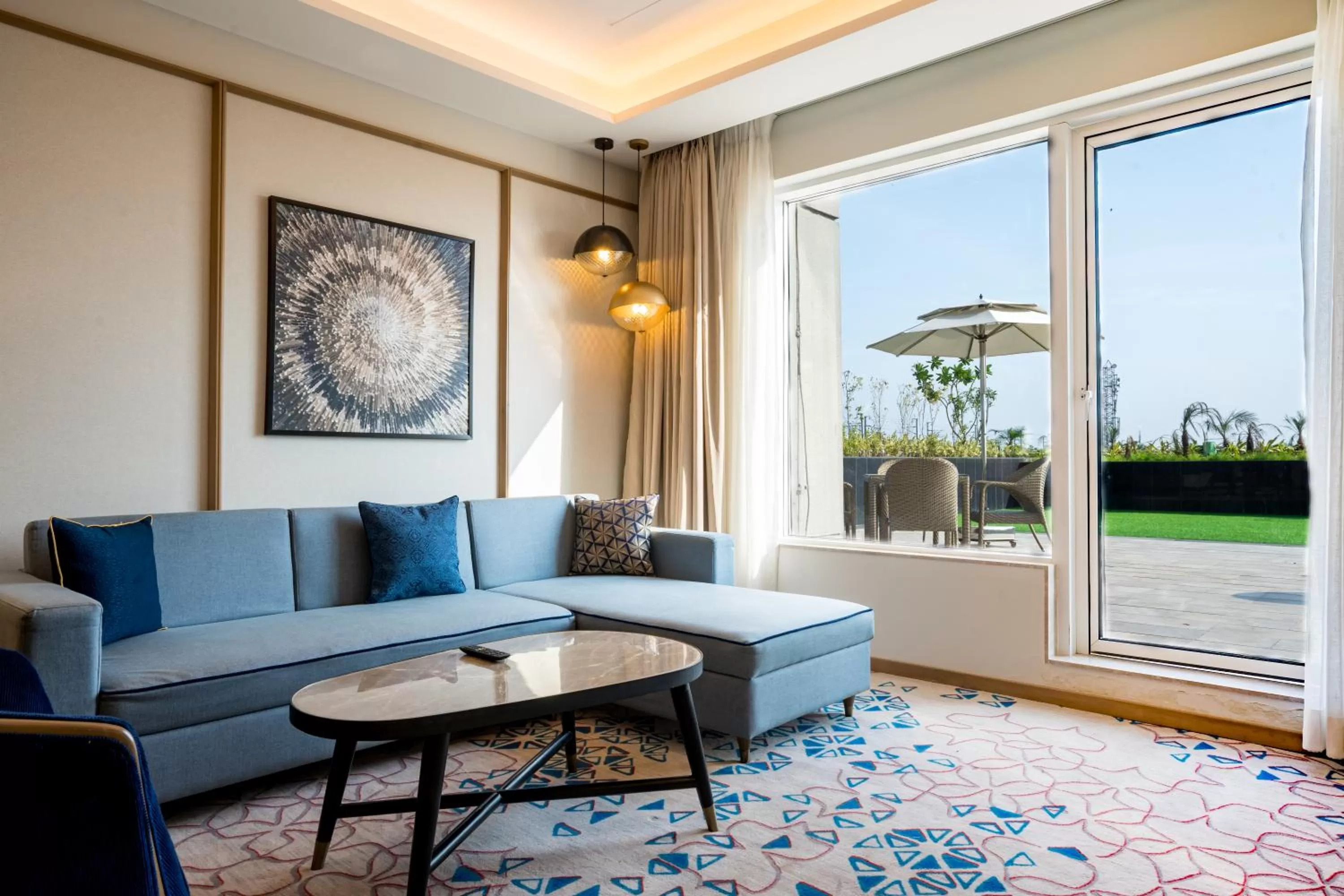 Patio in Holiday Inn Lucknow Airport by IHG