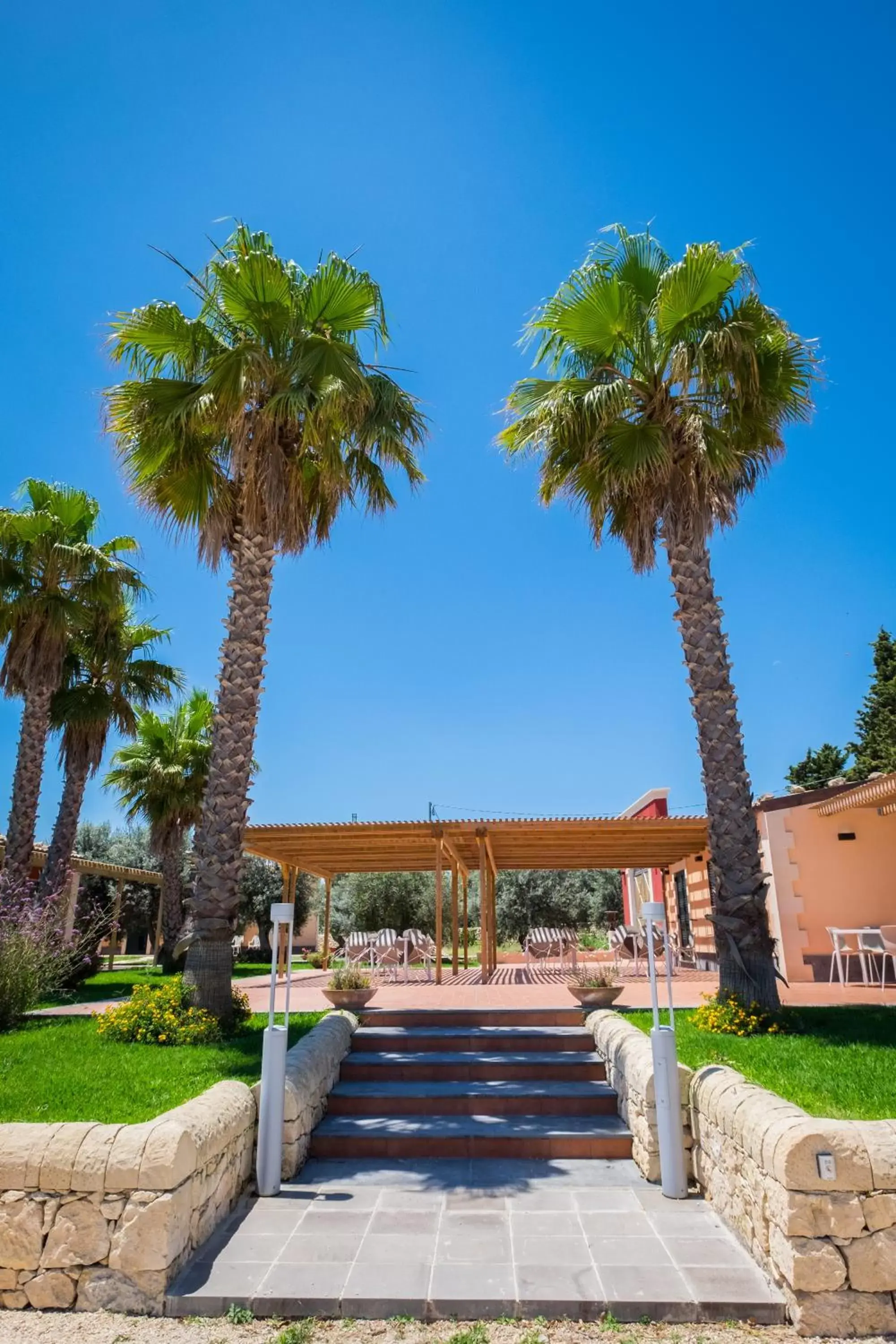 Facade/entrance in Domus Hyblaea Resort