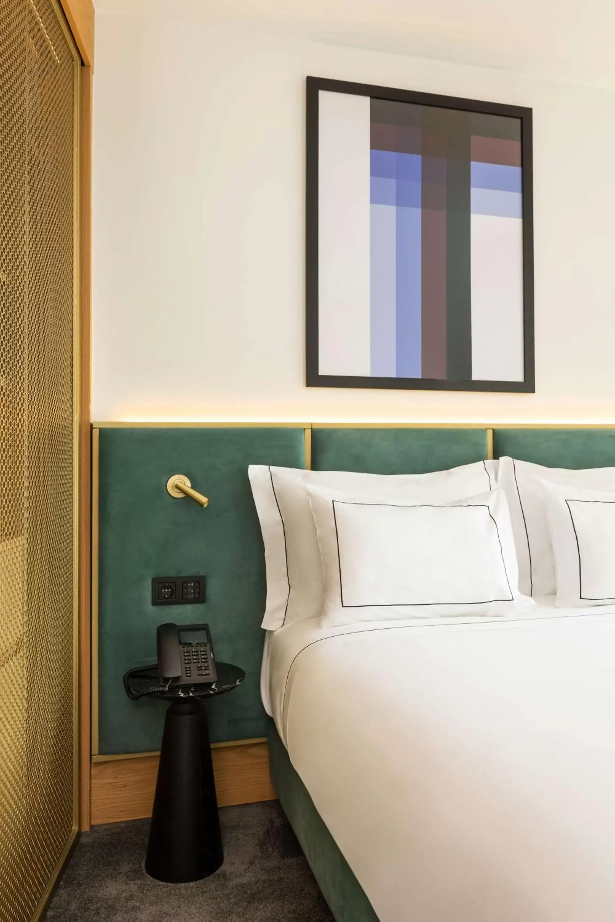 Bed in Arts Hotel Porto, Tapestry Collection By Hilton