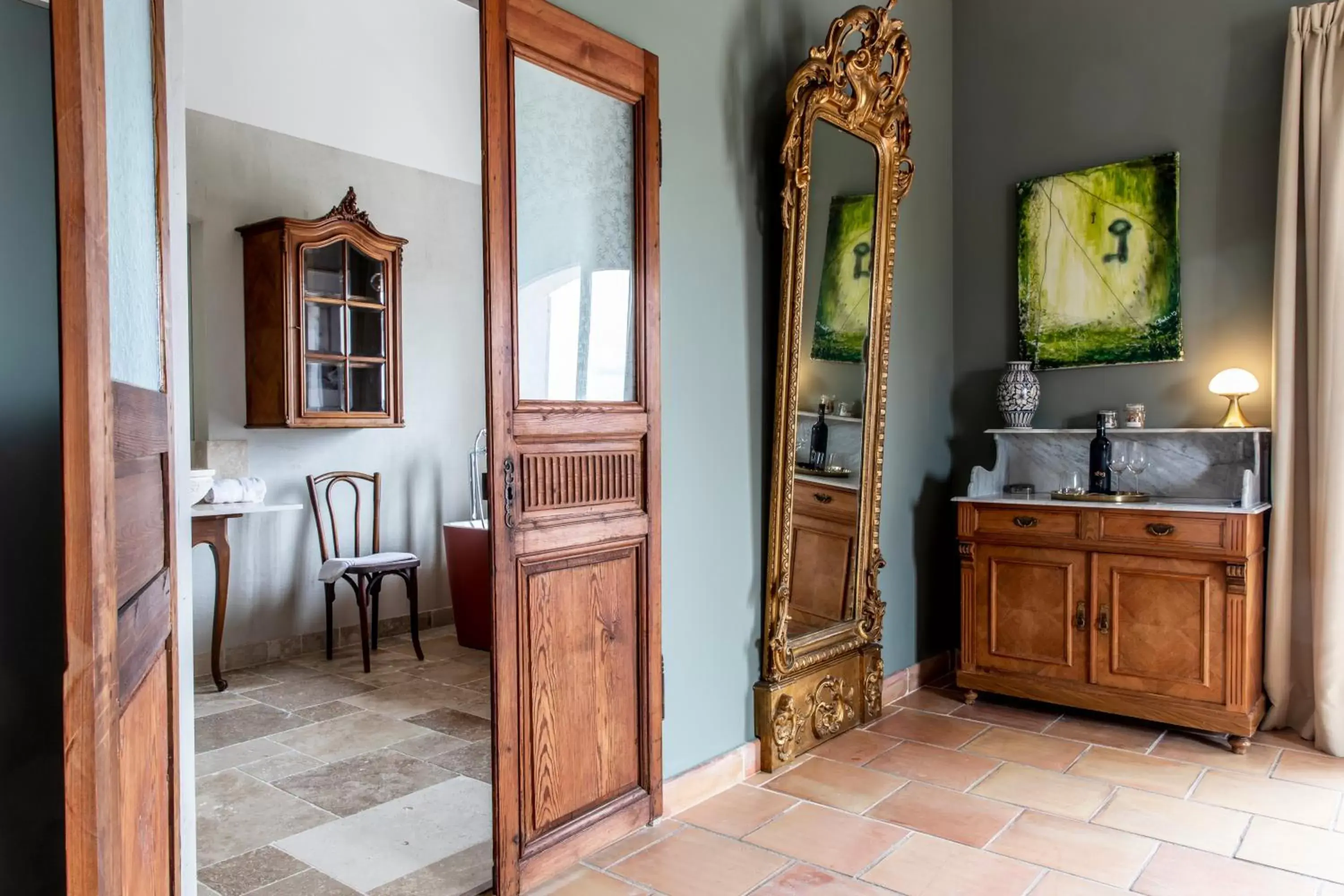 Property building, Kitchen/Kitchenette in Domaine Rabiega - Vineyard and Boutique hotel