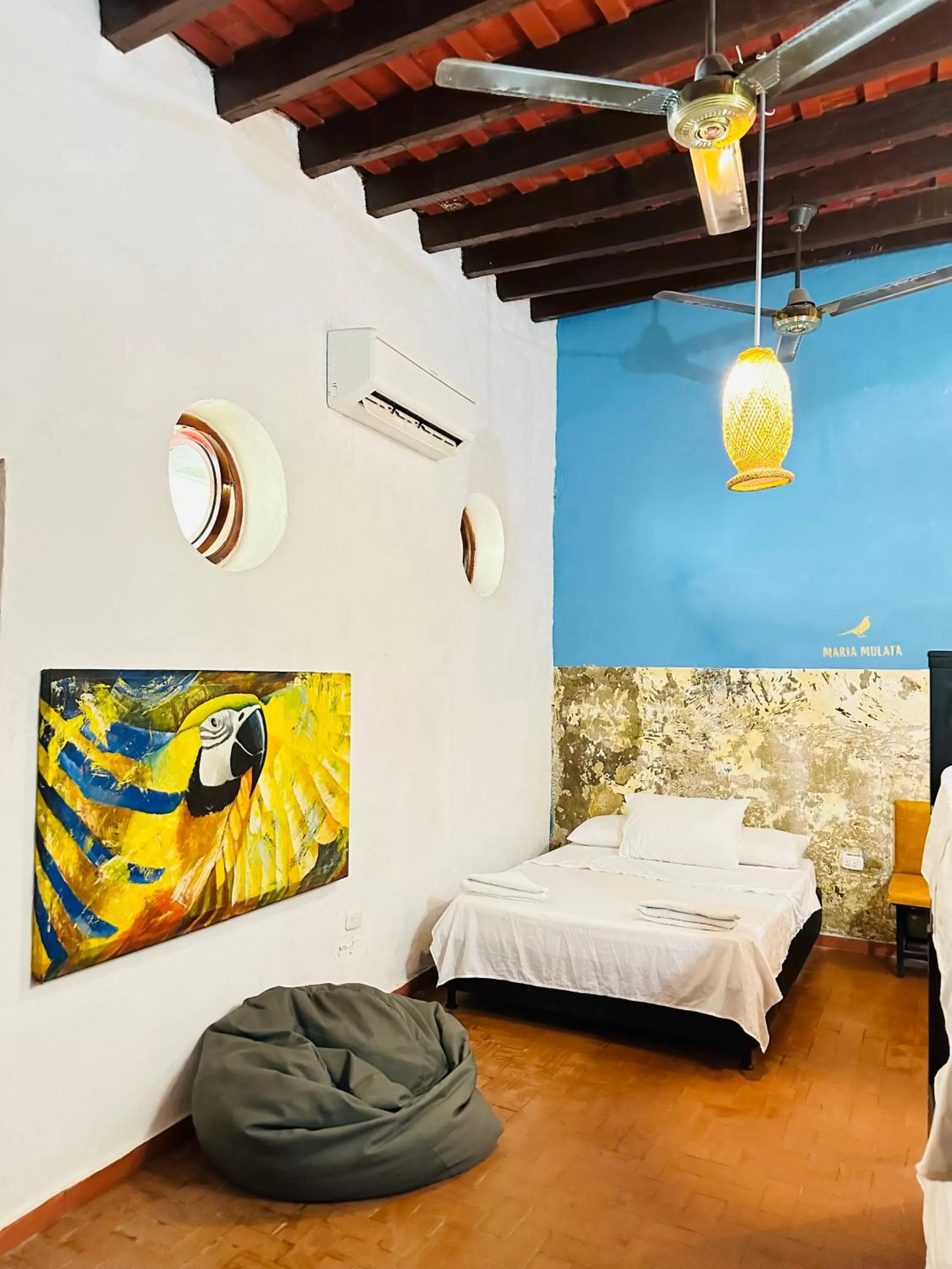 Bed in Maria Mulata Boutique Hotel