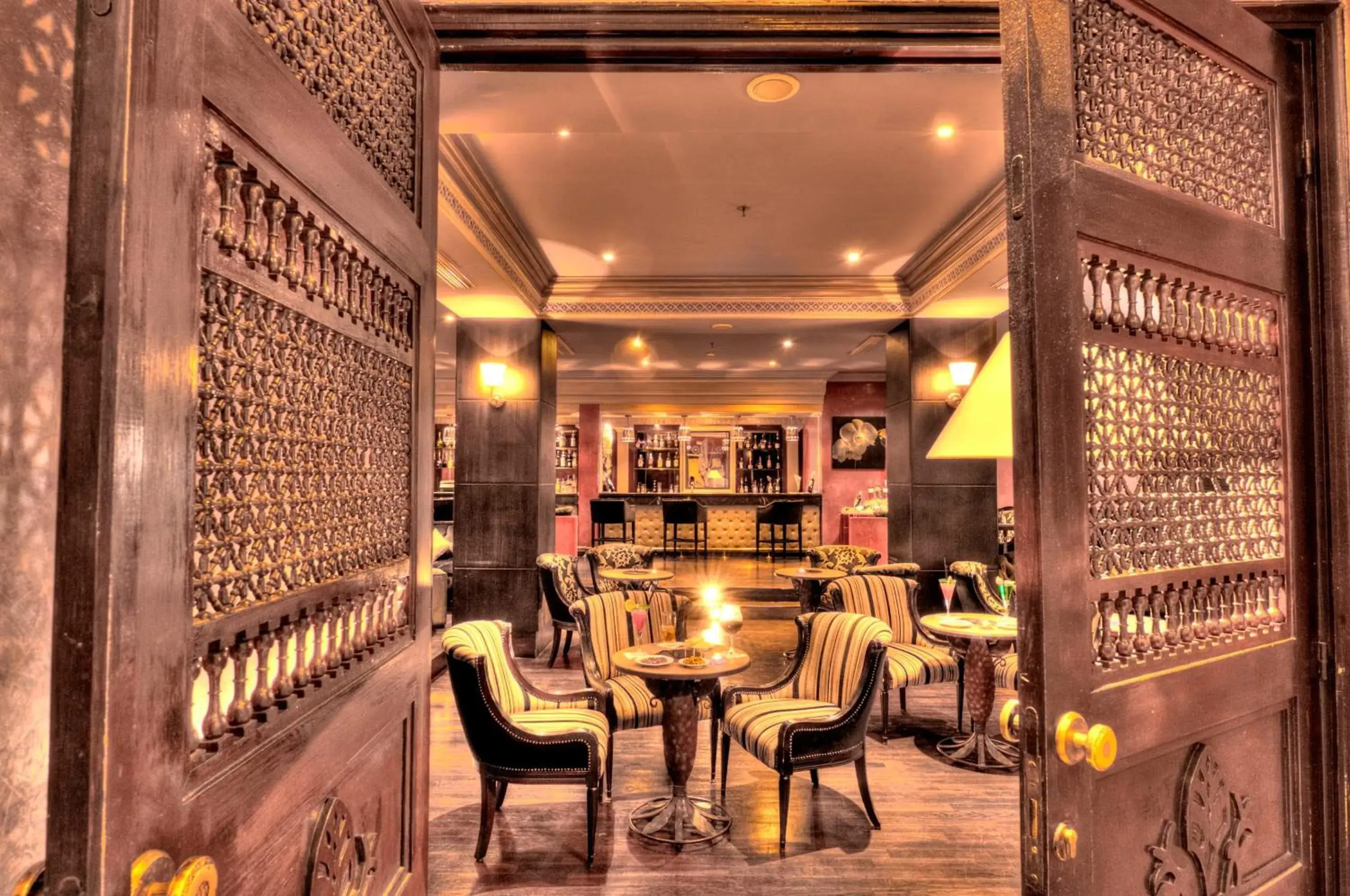 Lounge or bar, Restaurant/Places to Eat in Hotel Farah Marrakech