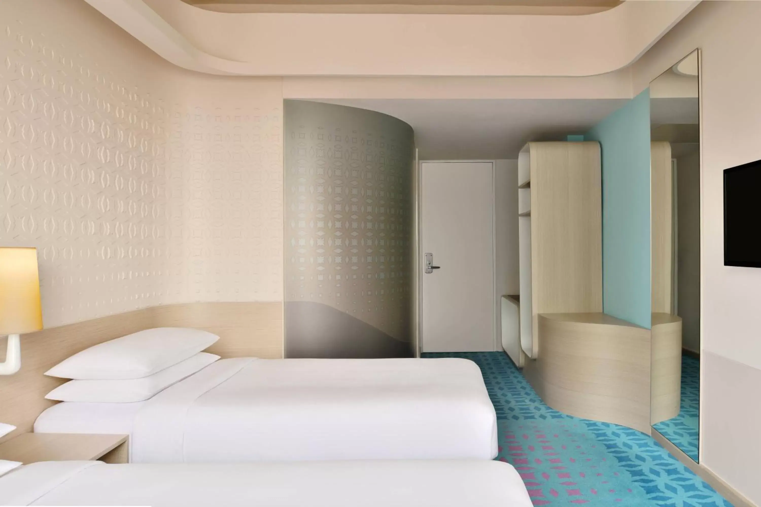 Photo of the whole room, Bed in Fairfield by Marriott Hyderabad Gachibowli