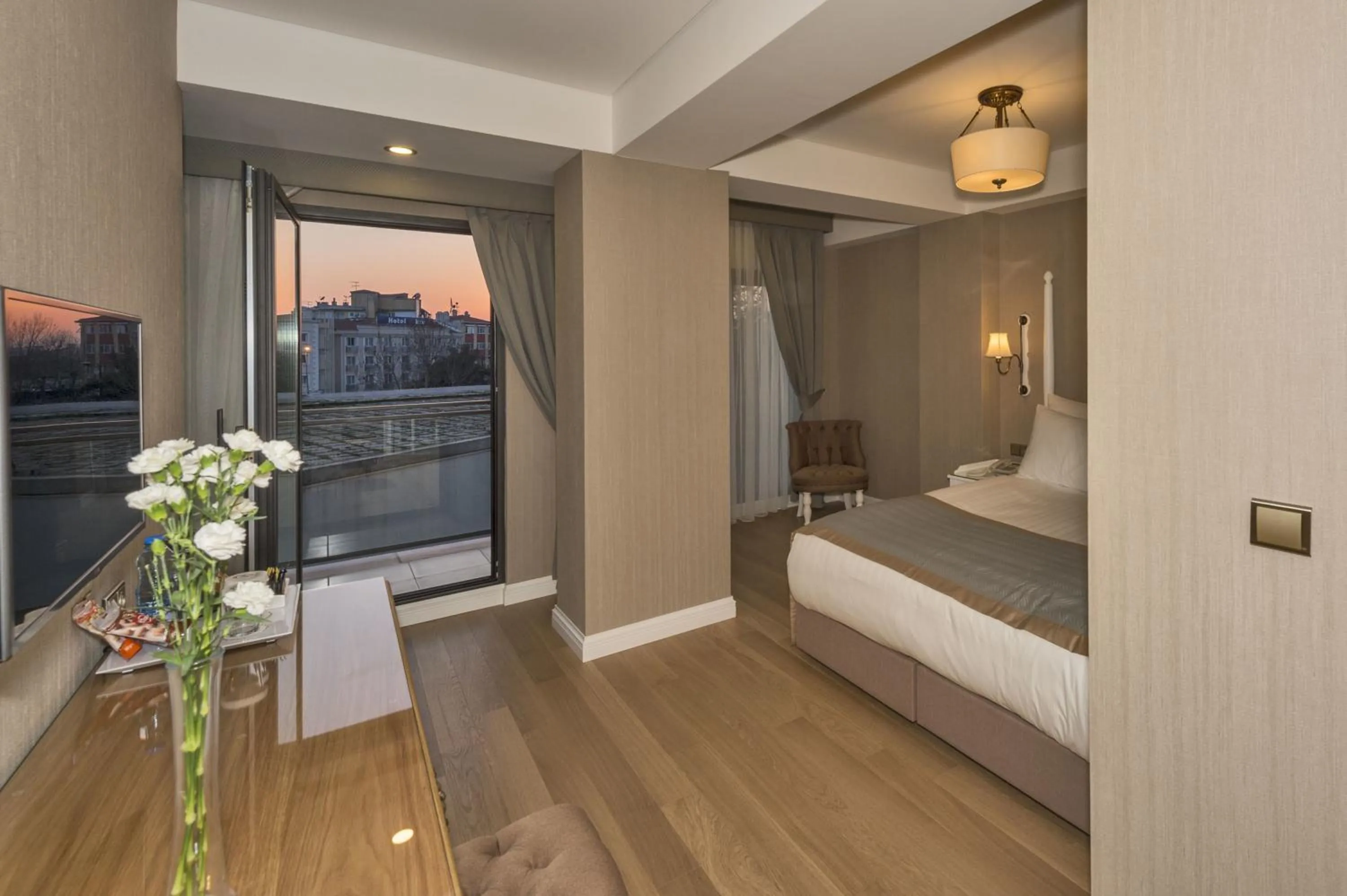 Decorative detail, Bed in Hanna Hotel