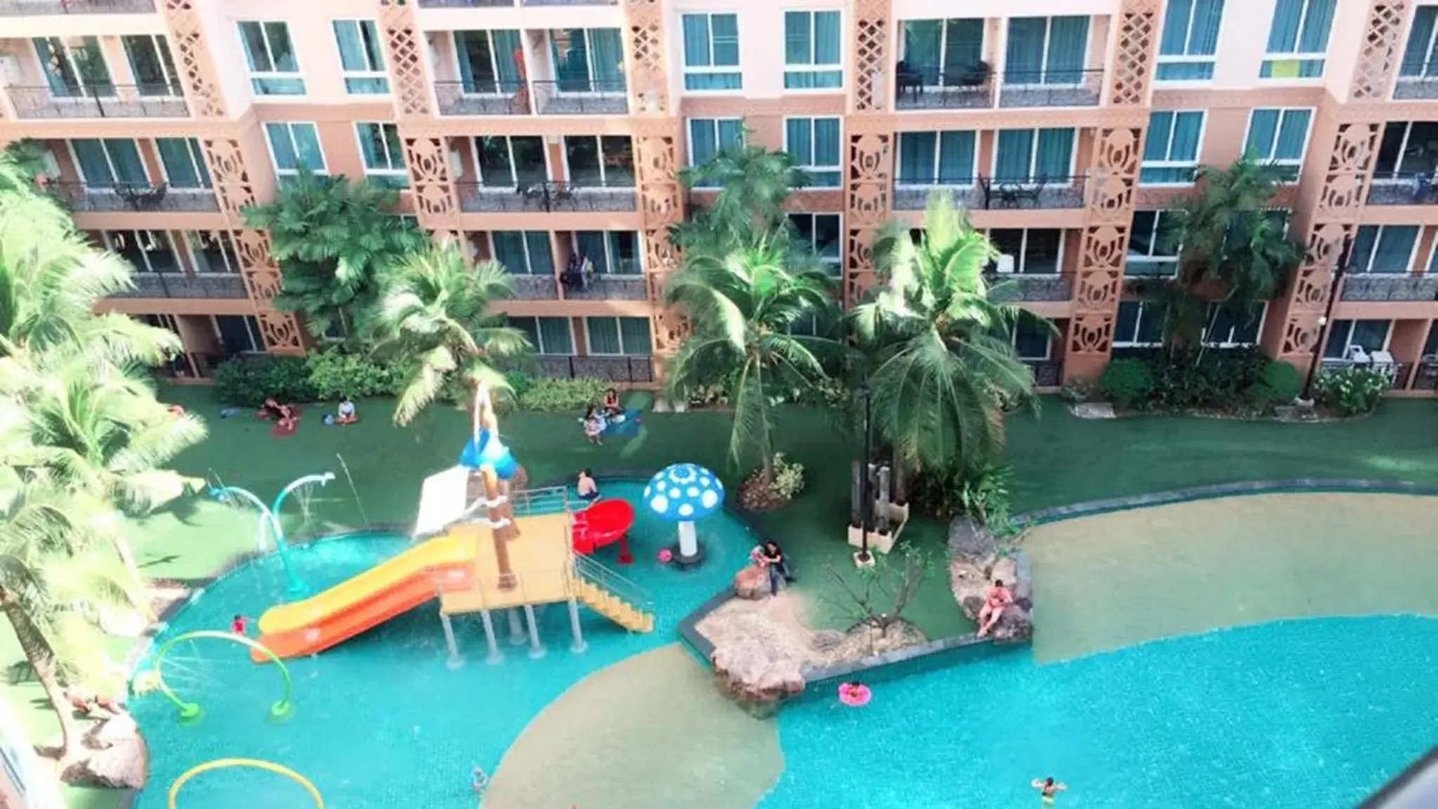 Swimming Pool in Atlantic Condo Resort Pattaya by Panisara