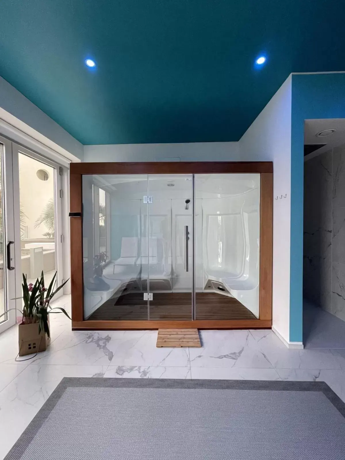 Sauna in Gli Scogli Luxury Residence Hotel