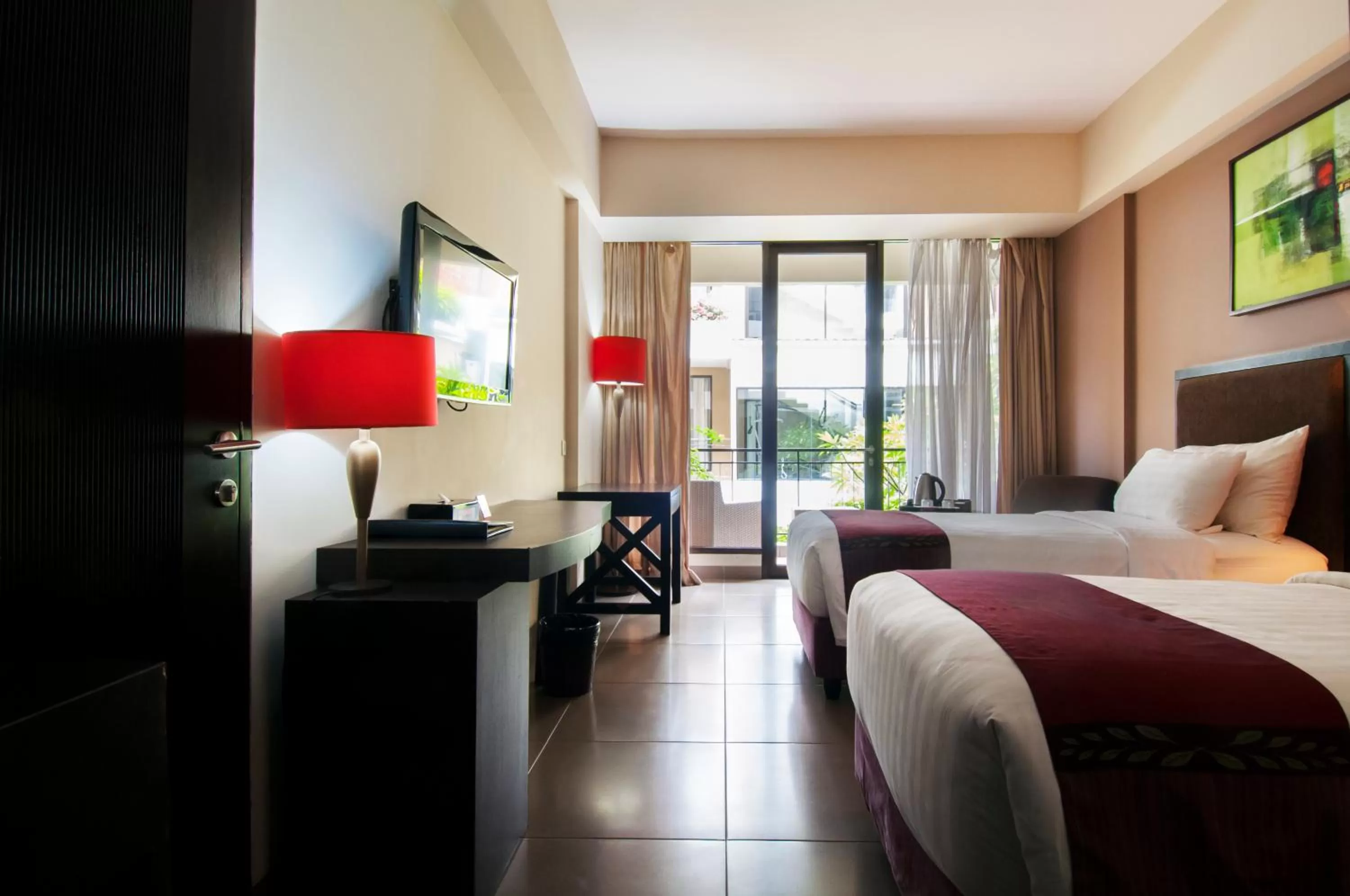 Bedroom, Bed in 100 Sunset Kuta Hotel & Ballroom