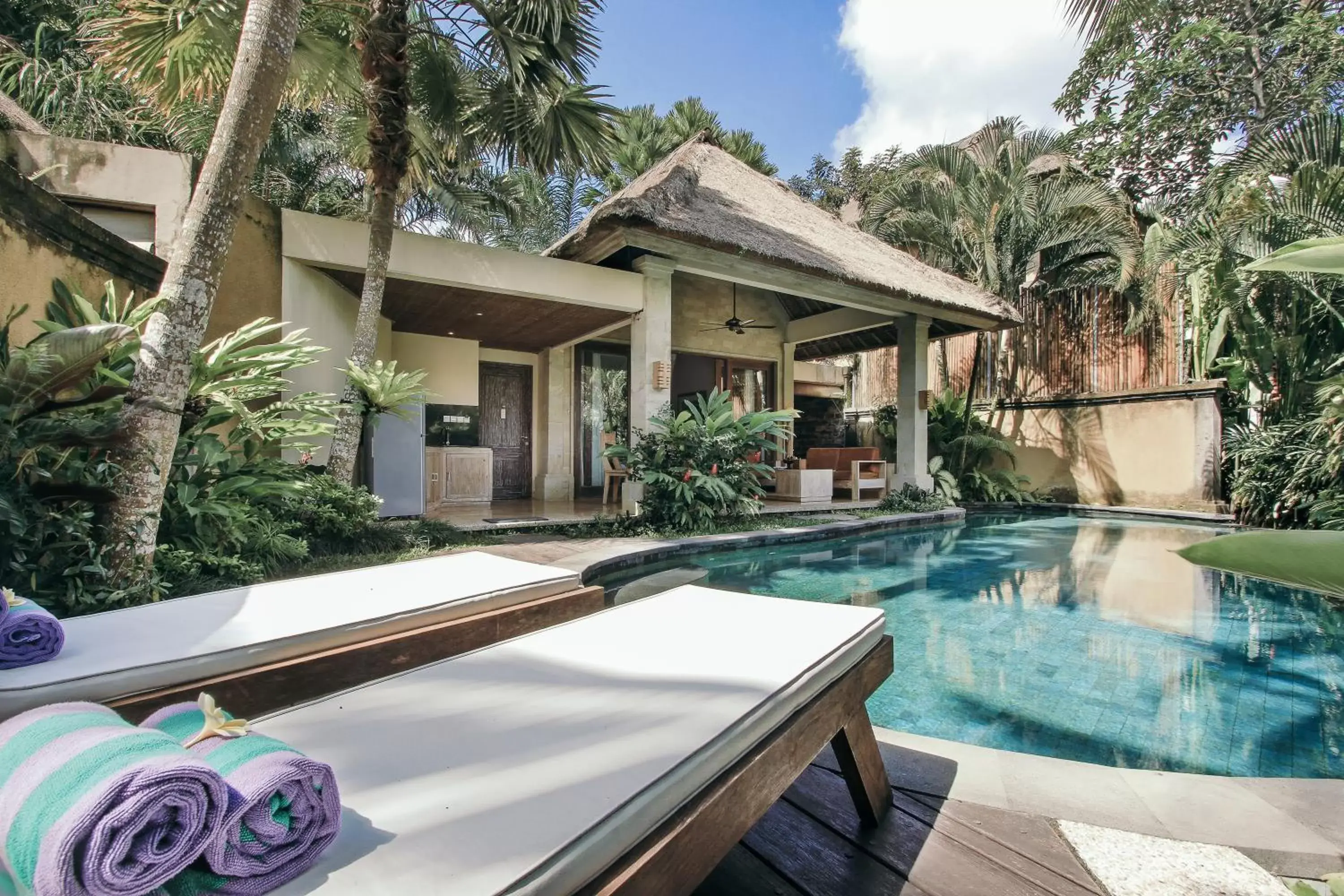 Balcony/Terrace, Swimming Pool in The Sankara Resort by Pramana