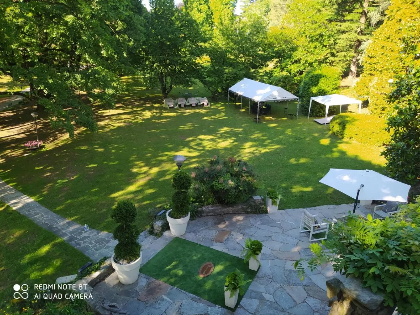 Garden view in "La Selvetta" bed and breakfast