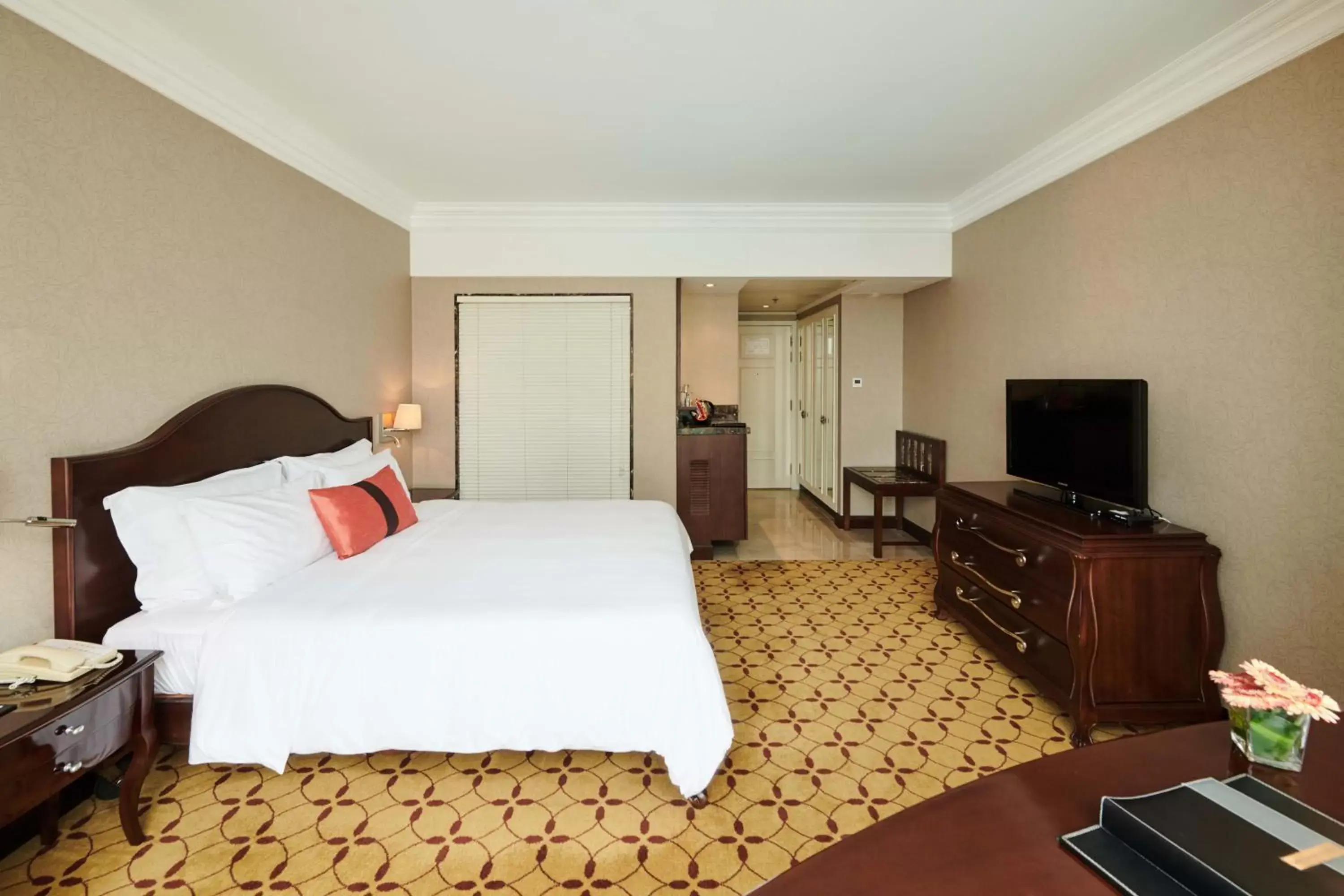 Bed in Eastin Grand Hotel Saigon