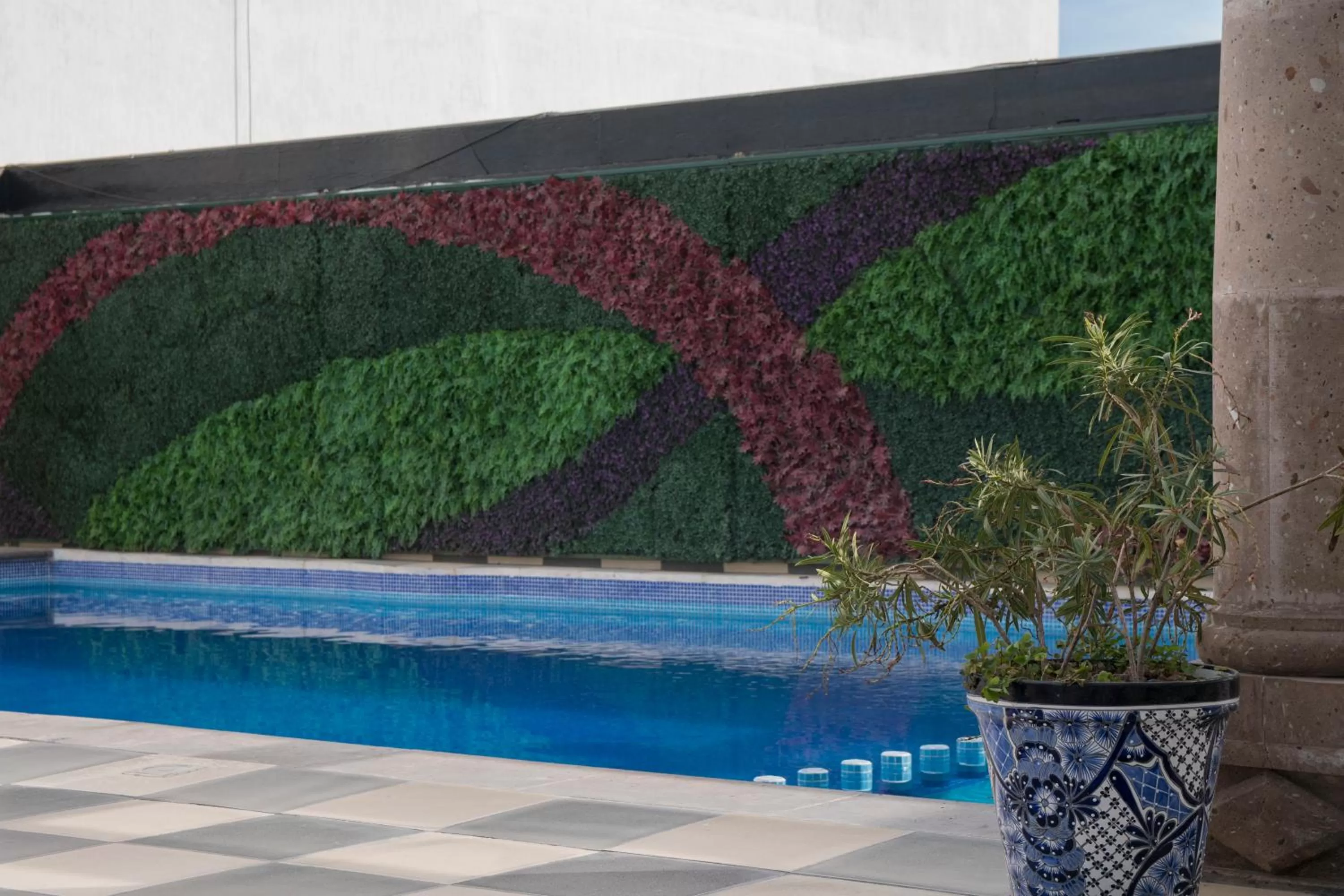 Swimming pool in Hotel Morales Historical & Colonial Downtown Core