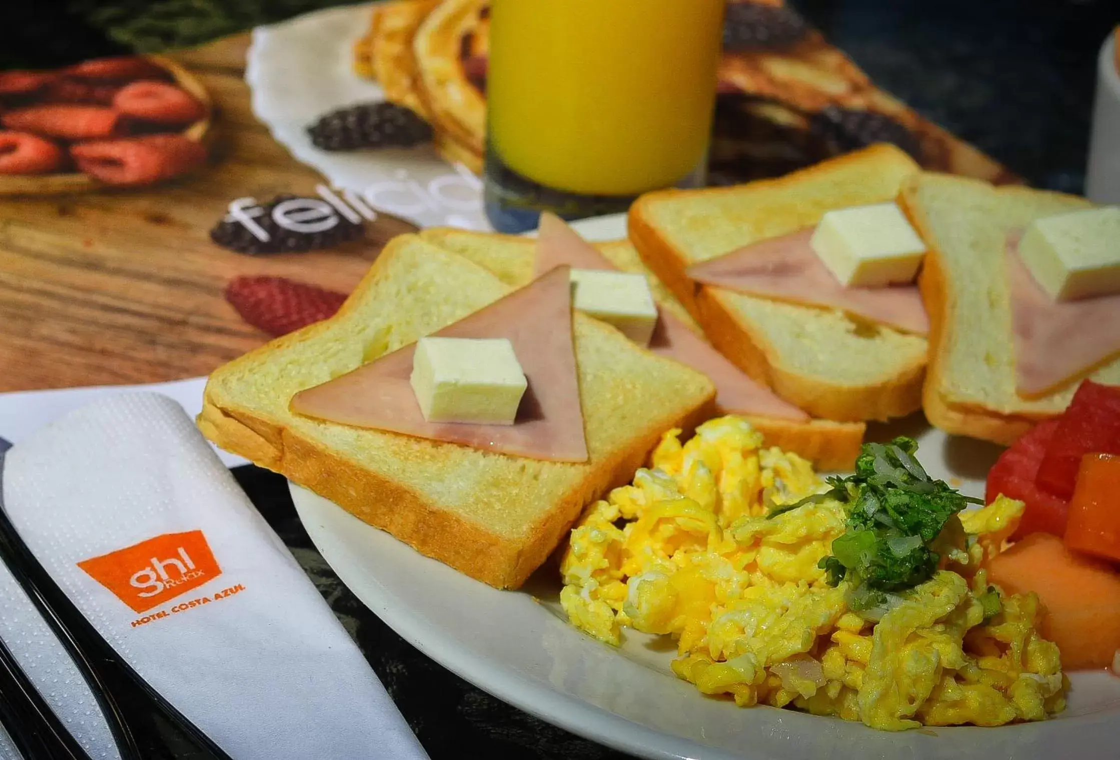 Buffet breakfast, Food in GHL Relax Hotel Costa Azul