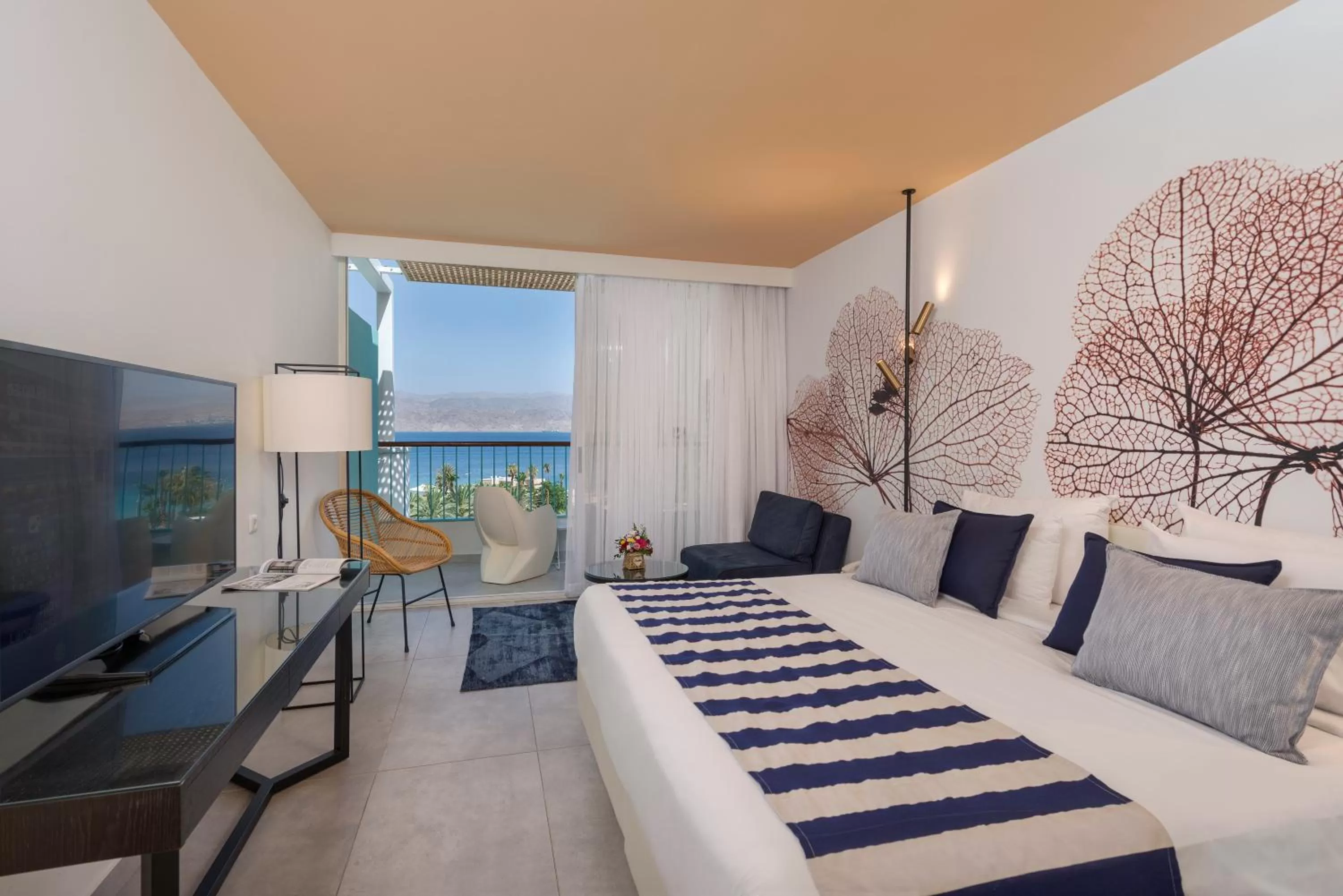 Bedroom, Bed in Yam Suf by Isrotel Collection