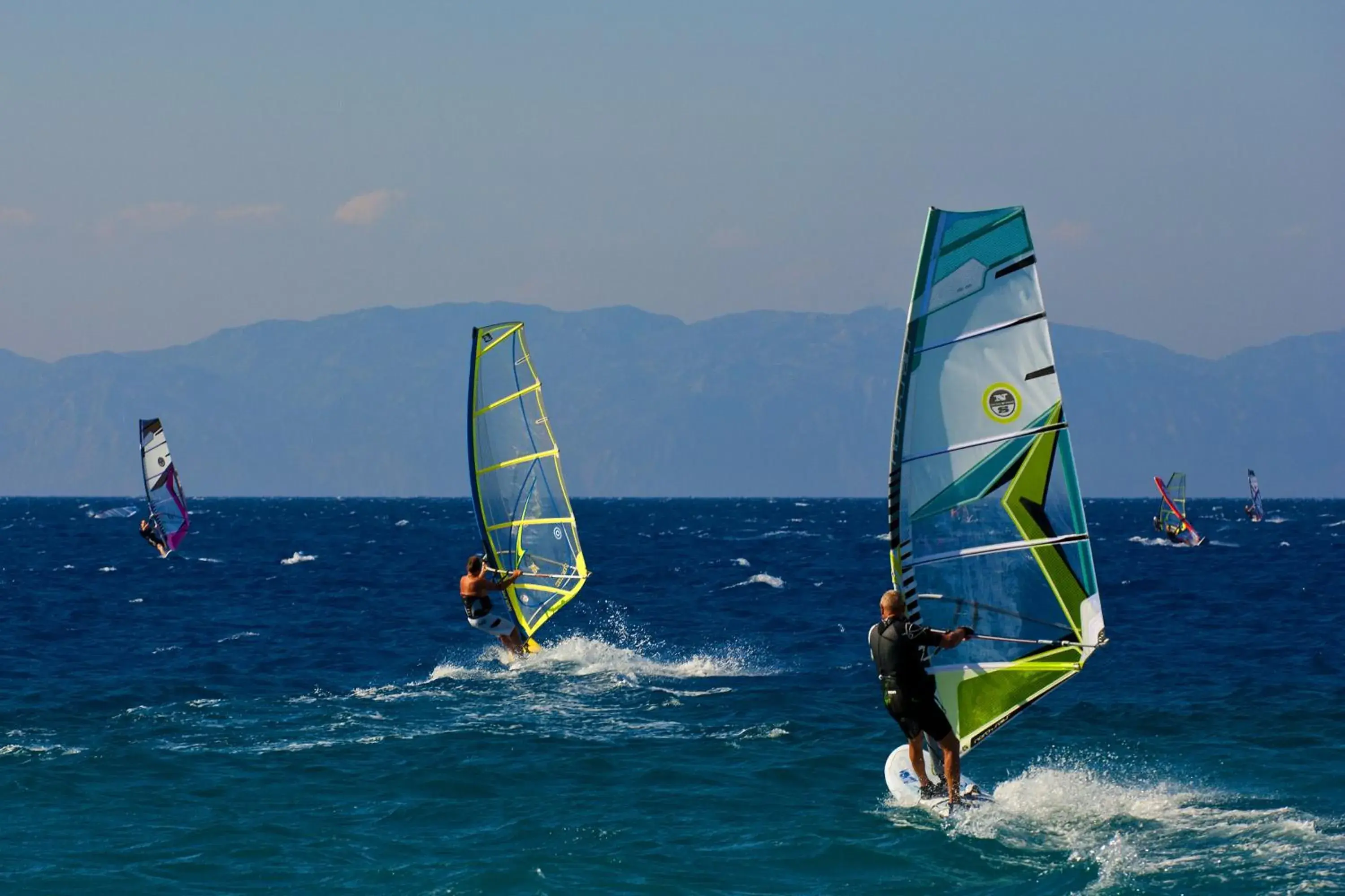 Activities, Windsurfing in Blue Horizon