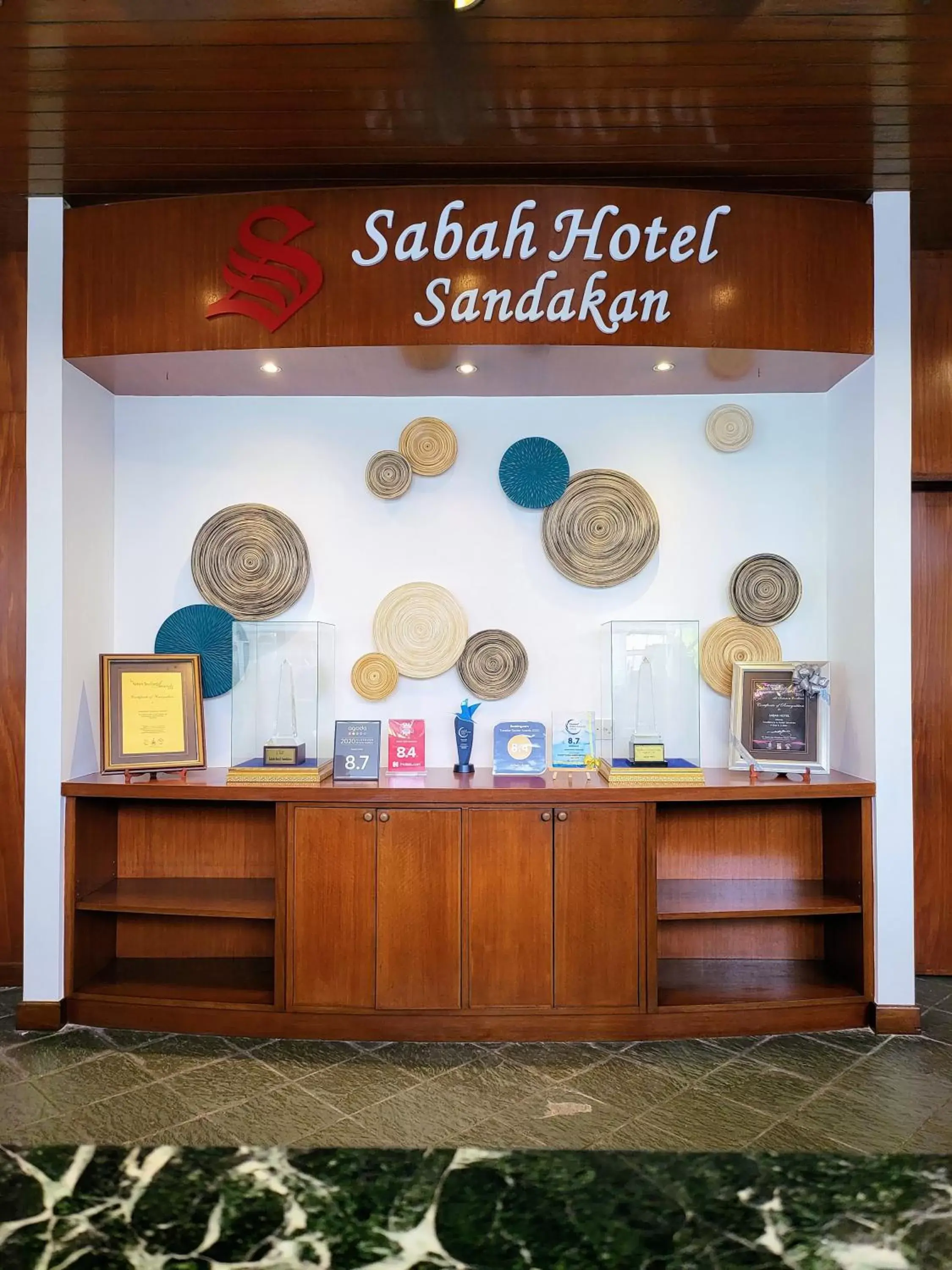 Lobby or reception in Sabah Hotel