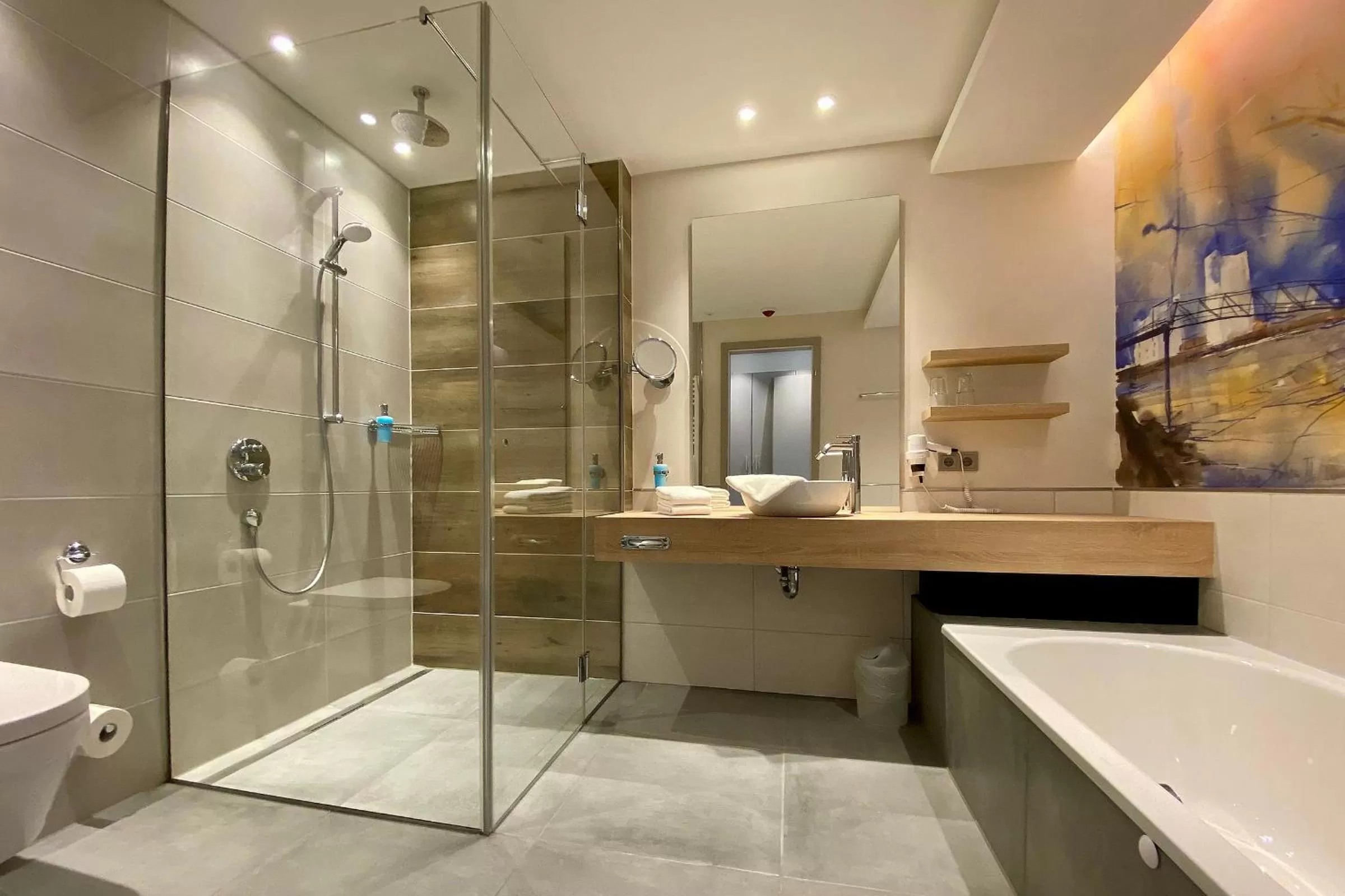 Bathroom in Köhlers Forsthaus Wellness & Genuss Hotel