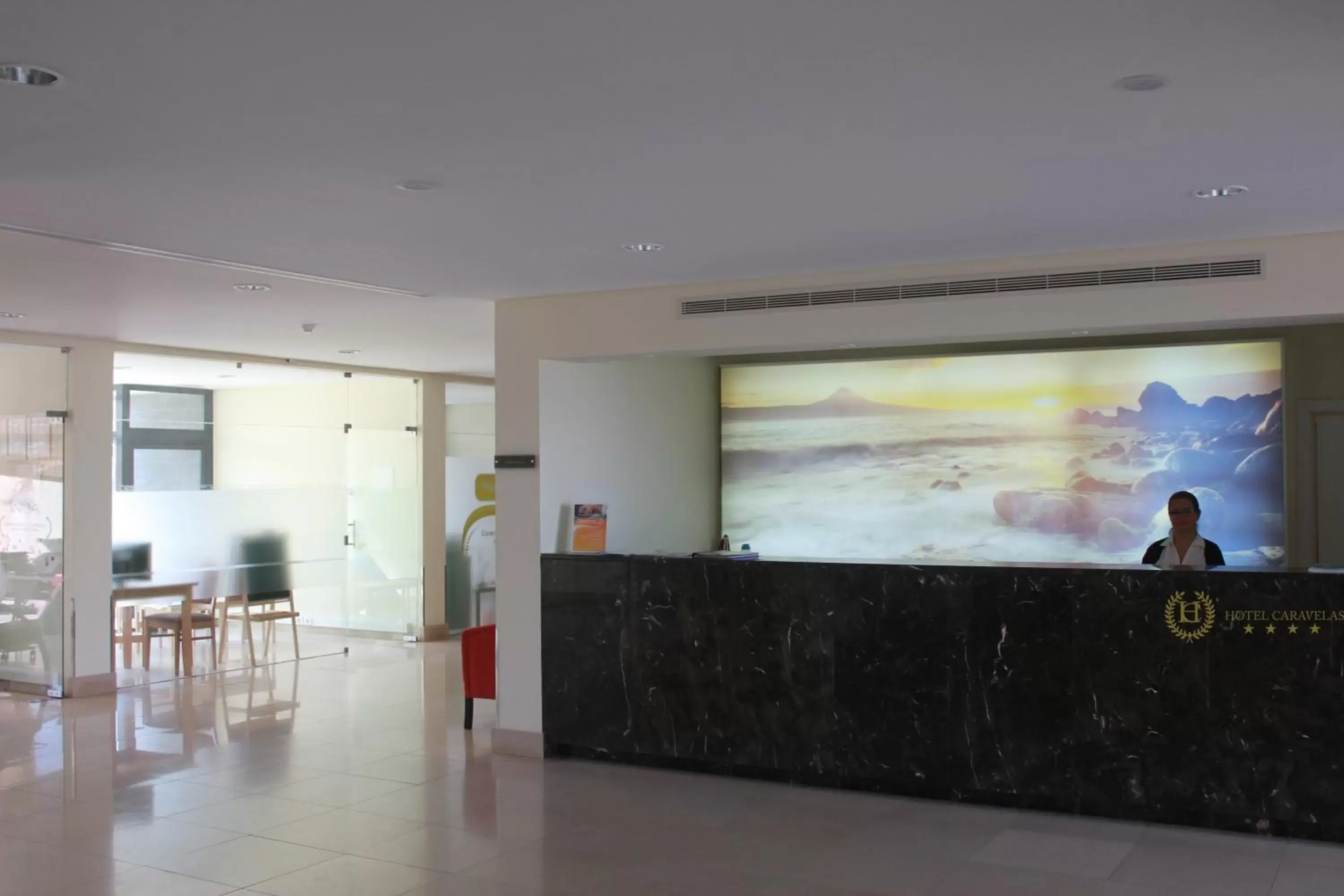 Lobby or reception in Hotel Caravelas