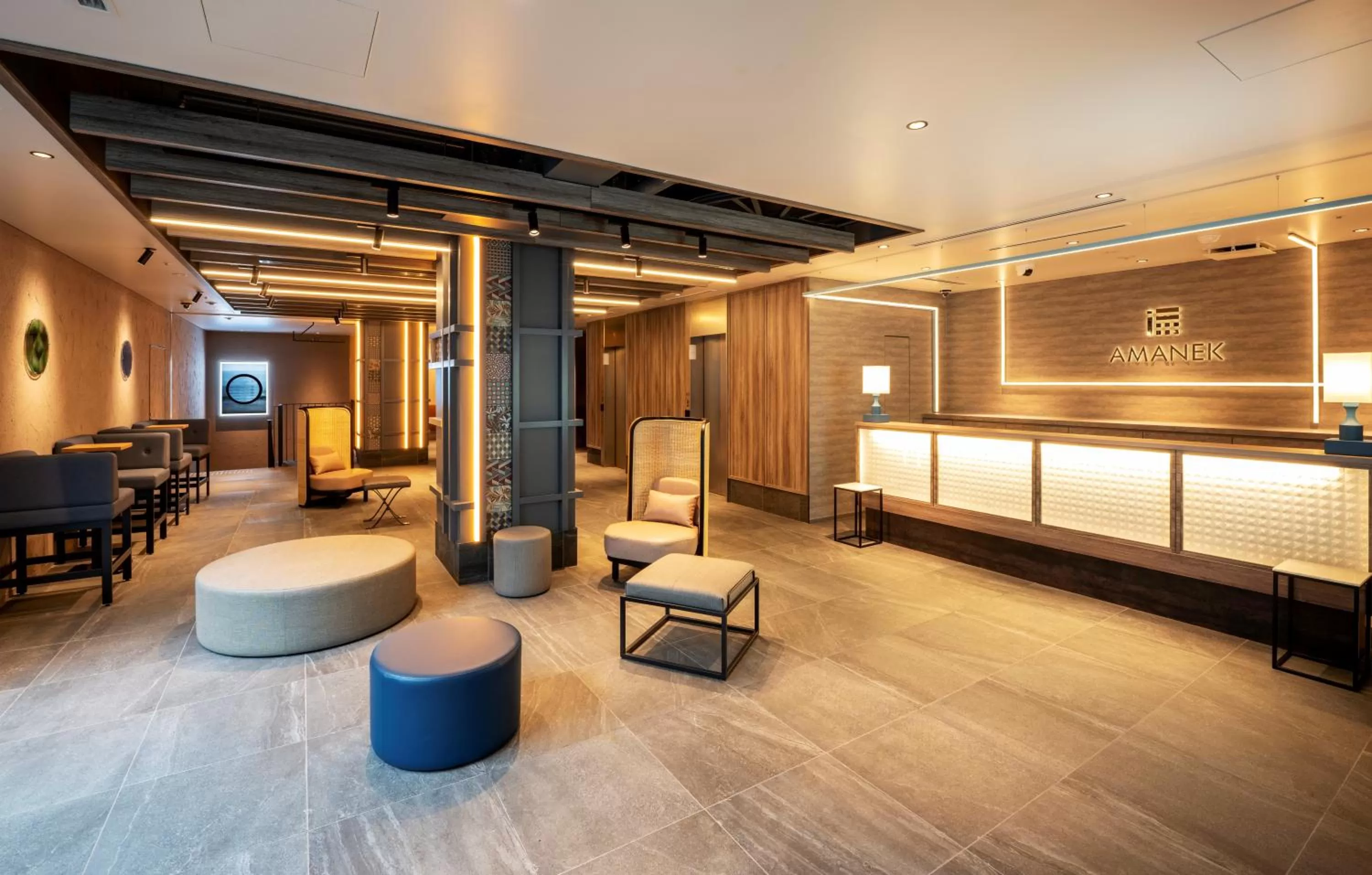 Lobby or reception, Bed in HOTEL AMANEK Shinjuku Kabukicho