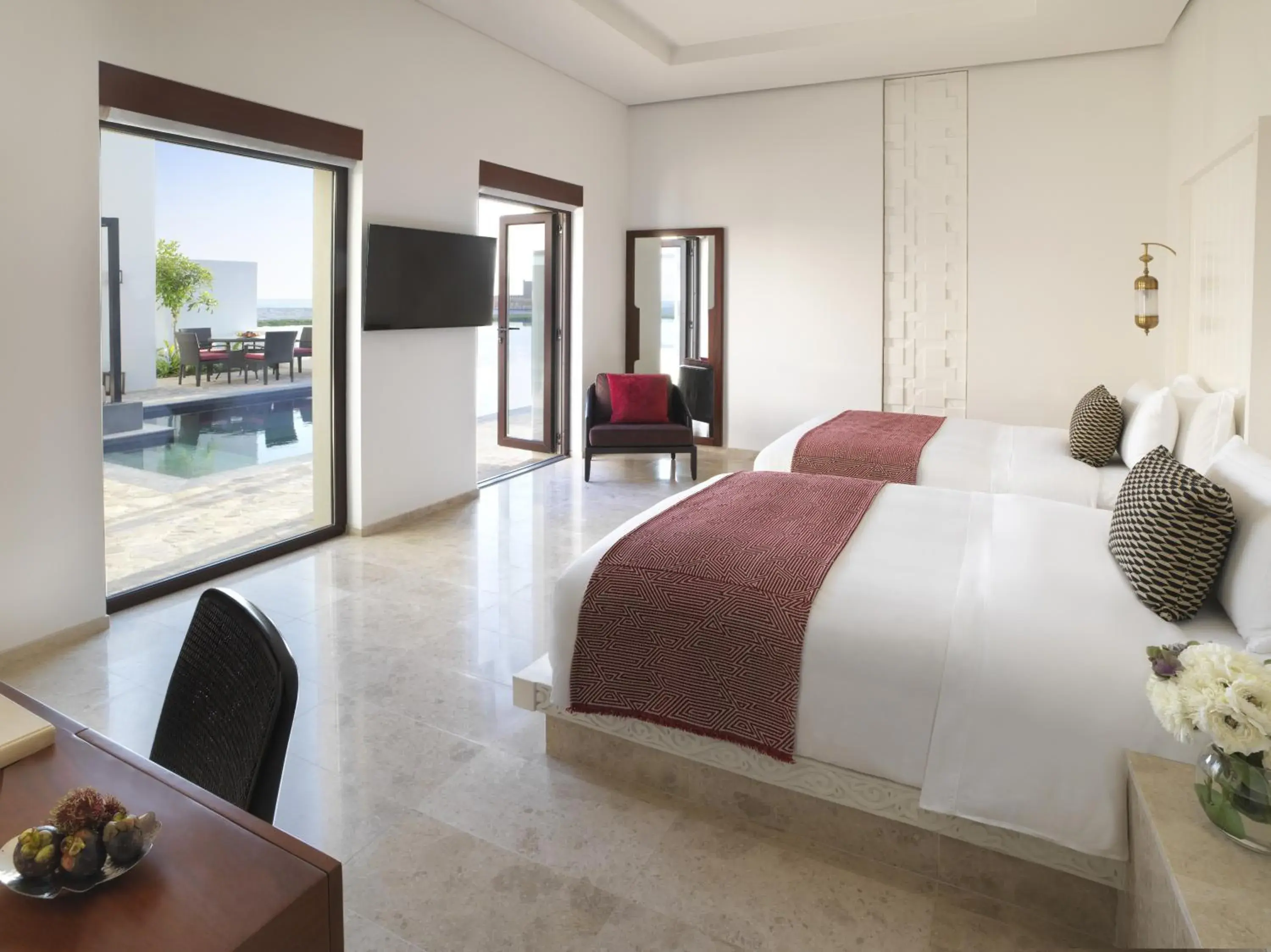 Bedroom in Al Baleed Resort Salalah by Anantara