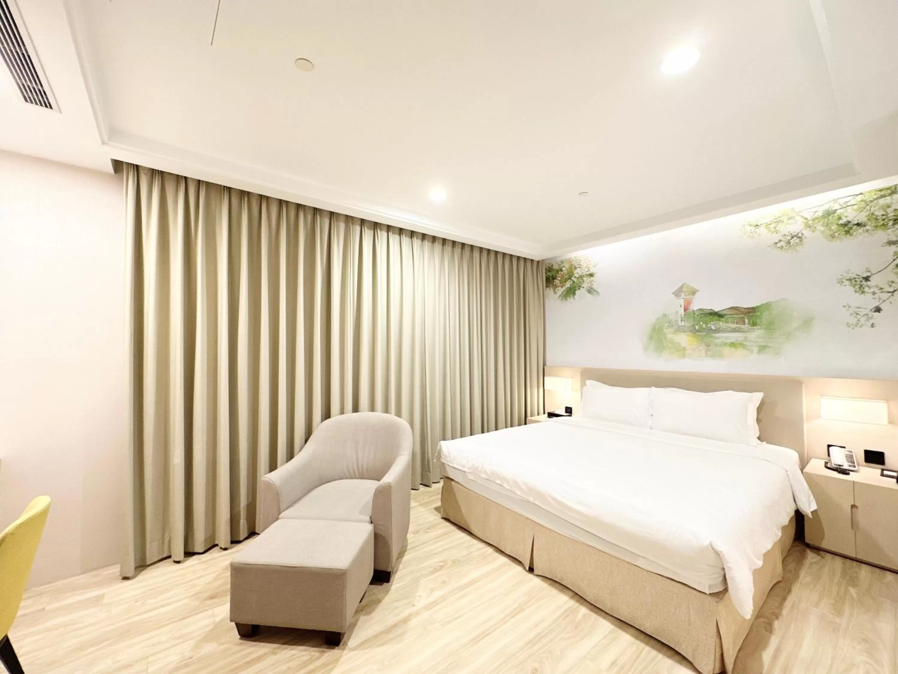 Bed in 台南星鑽國際商旅 Hua Hotel