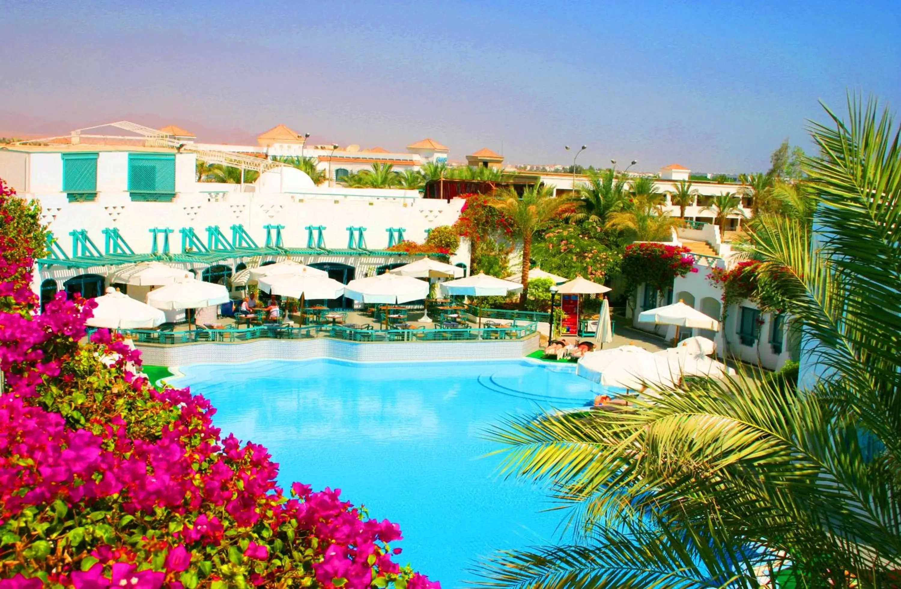 Pool View in Falcon Hills Hotel