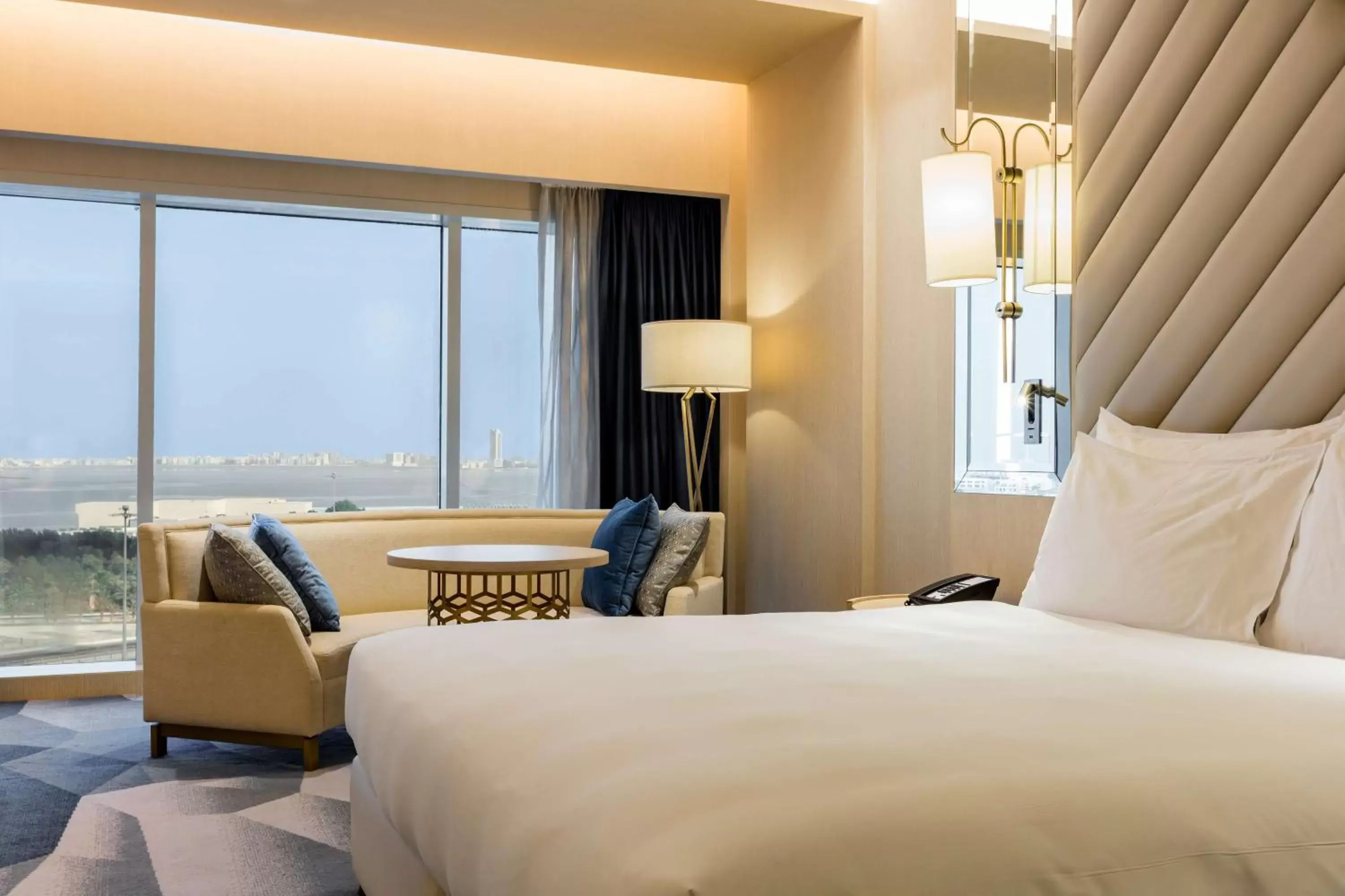 Photo of the whole room, Bed in The Diplomat Radisson Blu Hotel Residence & Spa