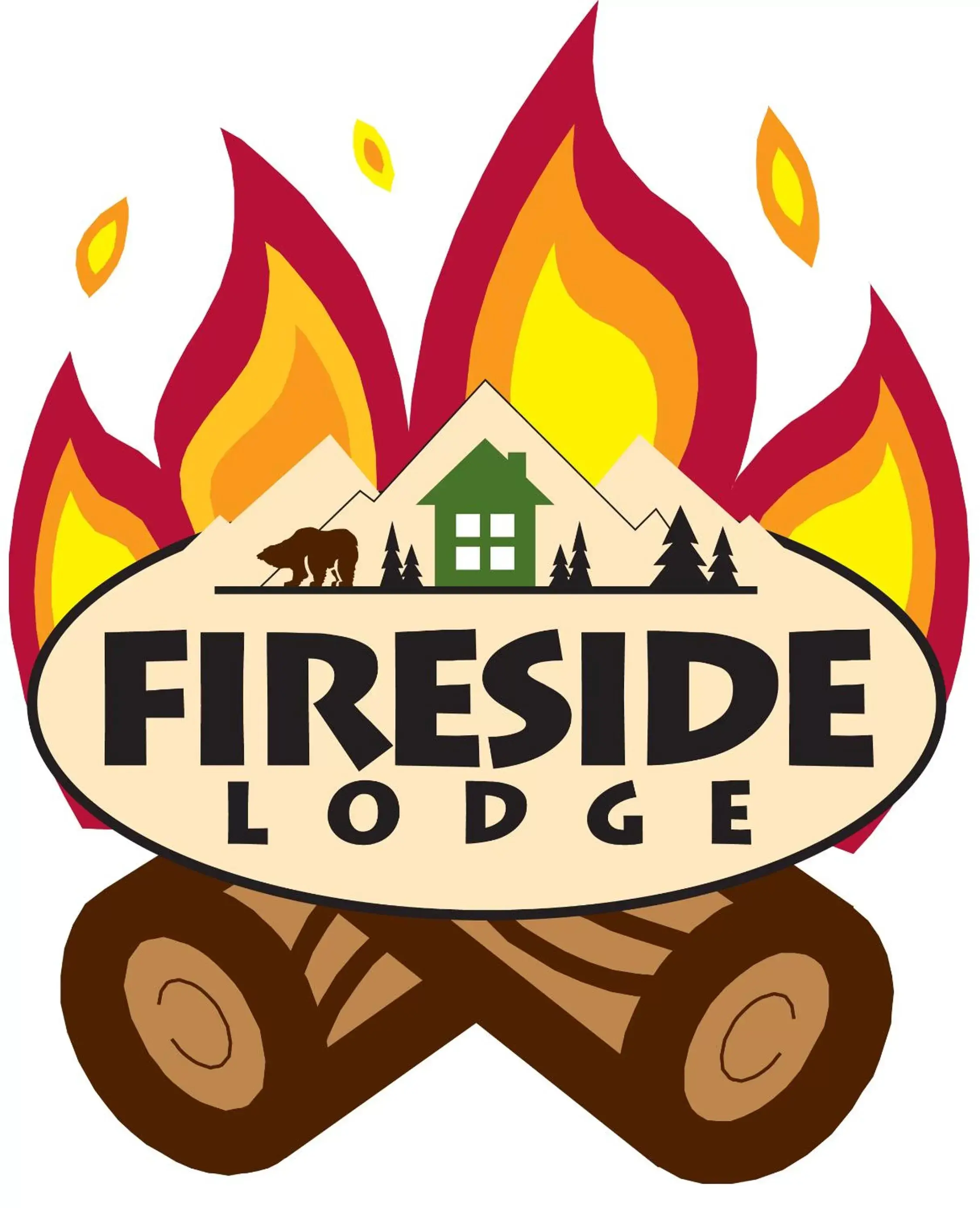 Property logo or sign in Fireside Lodge