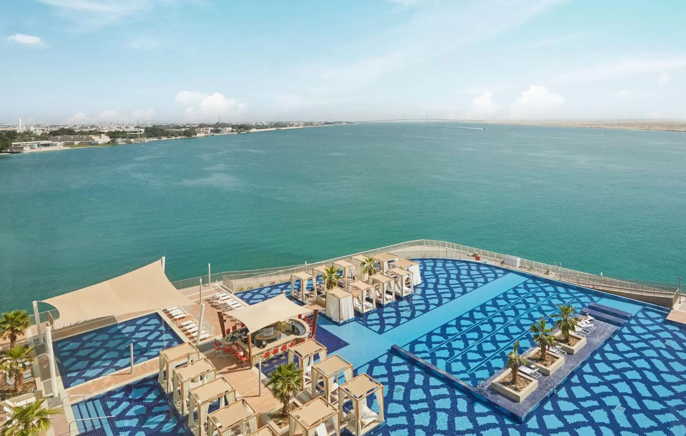 Pool view, Bird's-eye View in Royal M Hotel & Resort Abu Dhabi
