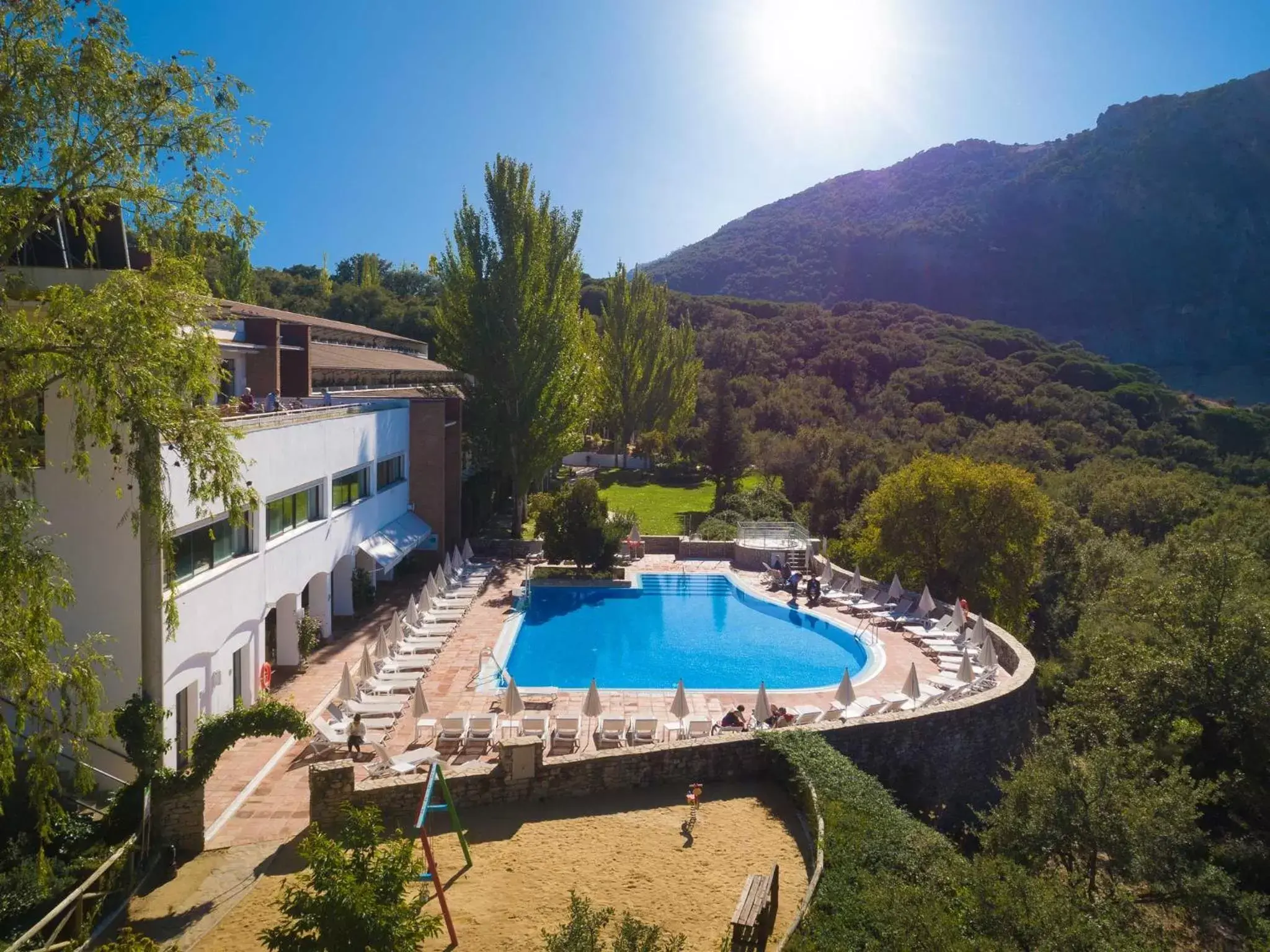 Swimming pool, Pool View in Hotel Fuerte Grazalema