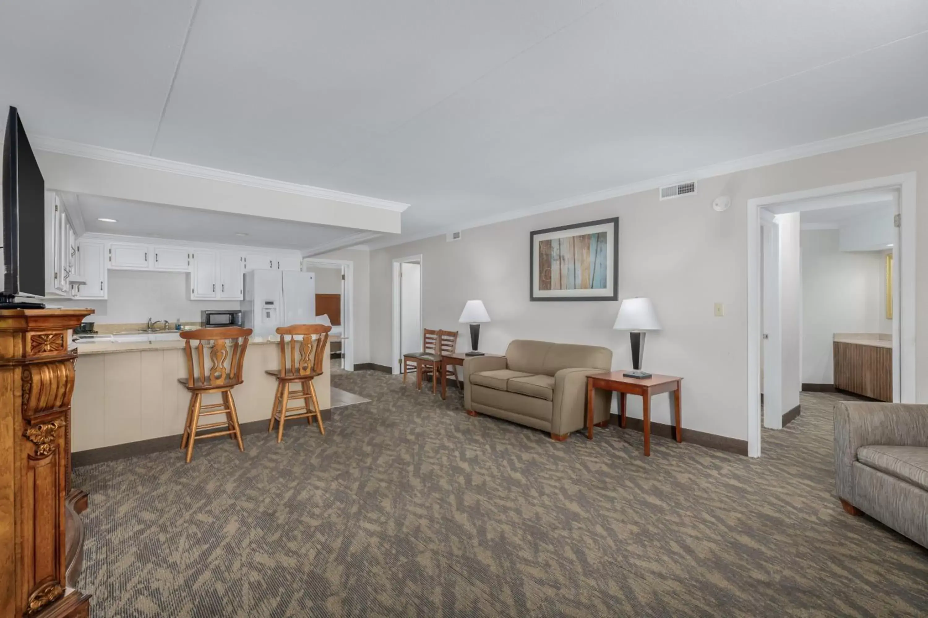 Seating Area in Crossroads Inn & Suites