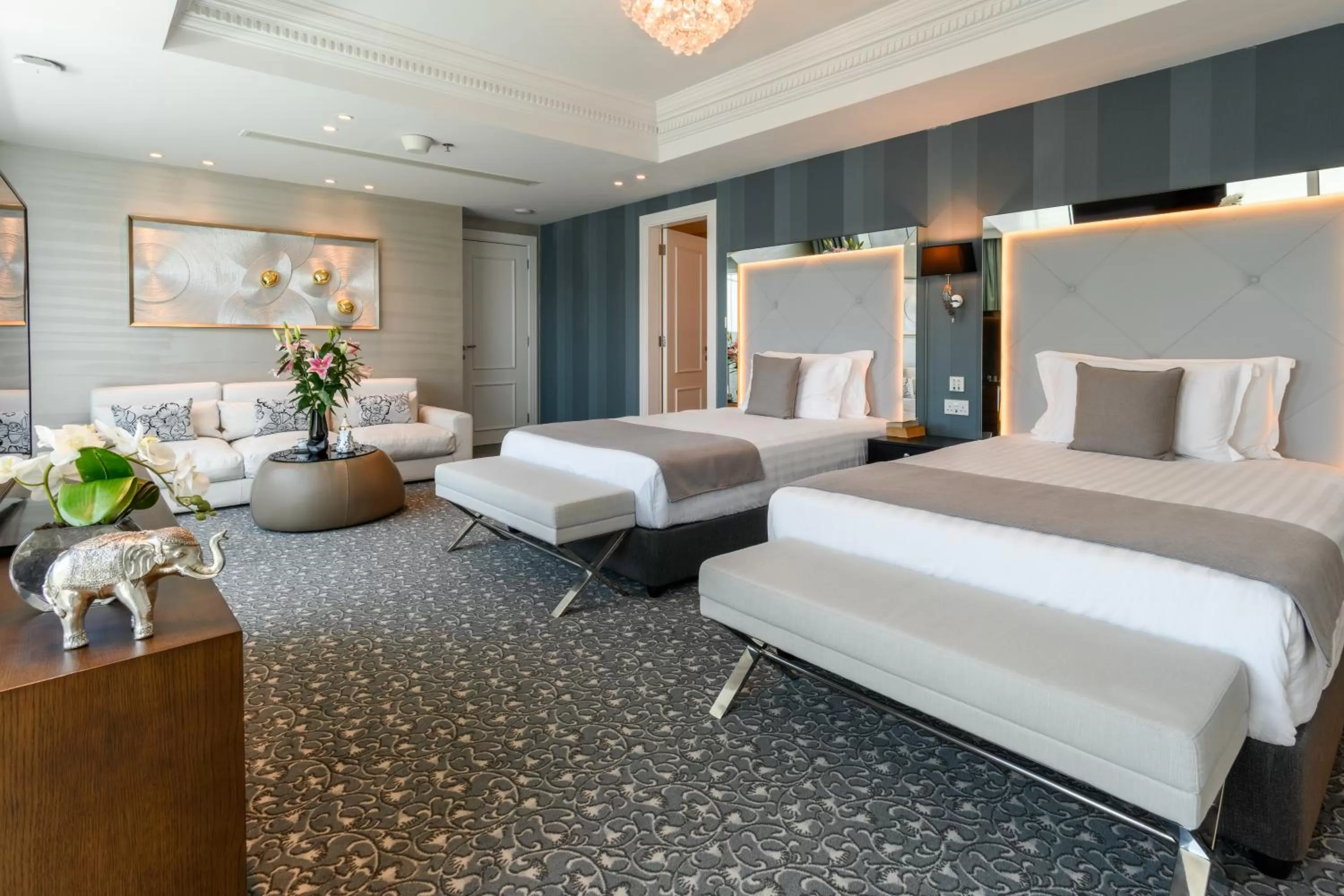 Photo of the whole room, Bed in Centara West Bay Hotel & Residences Doha