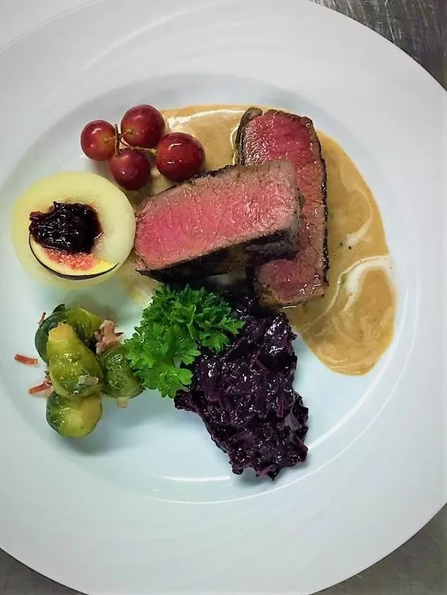 Food close-up in Hotel Restaurant La Furca